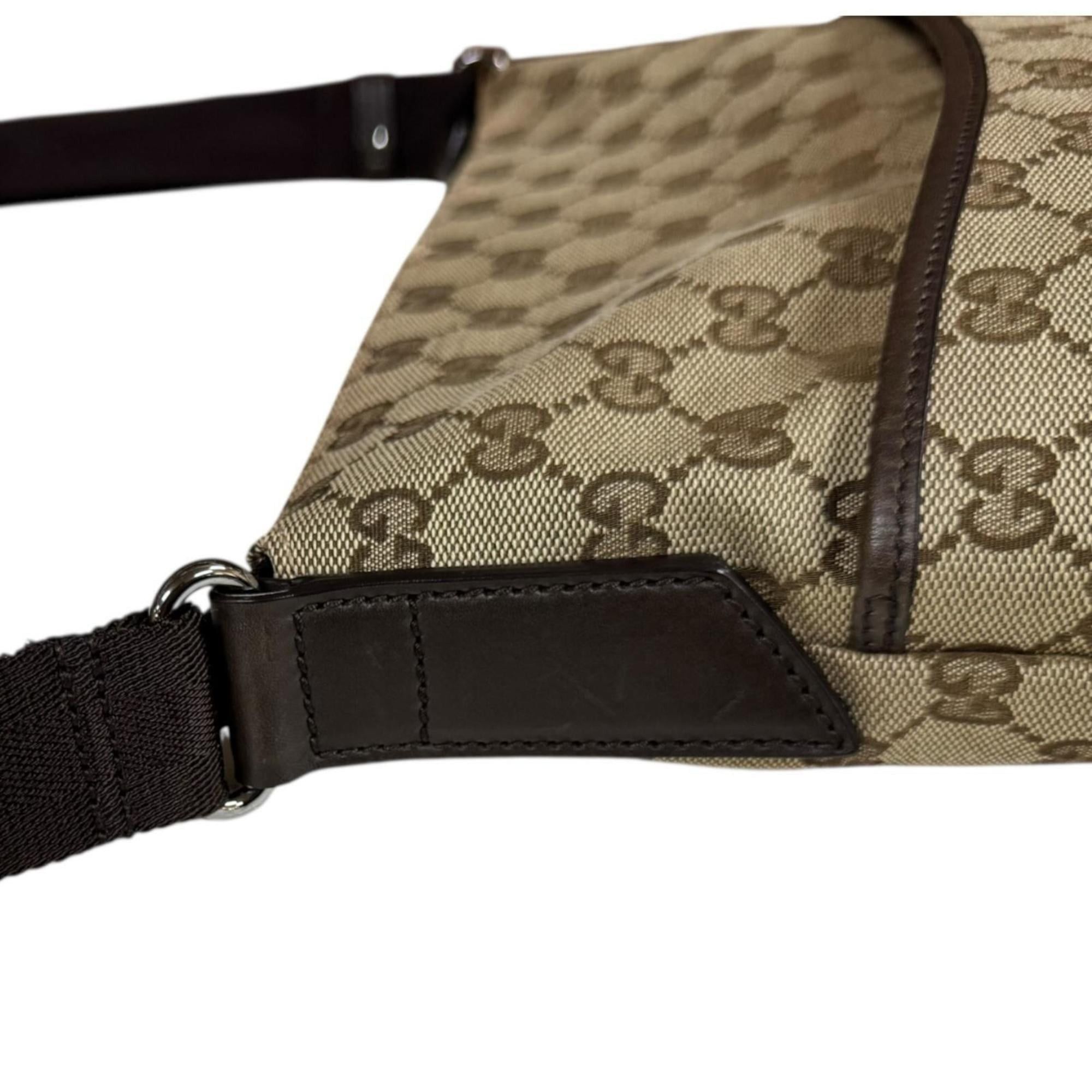Gucci Pre-owned Gucci GG Canvas Shoulder Bag, 145857, Brown, Women's Size ONE SIZE - 13 Thumbnail