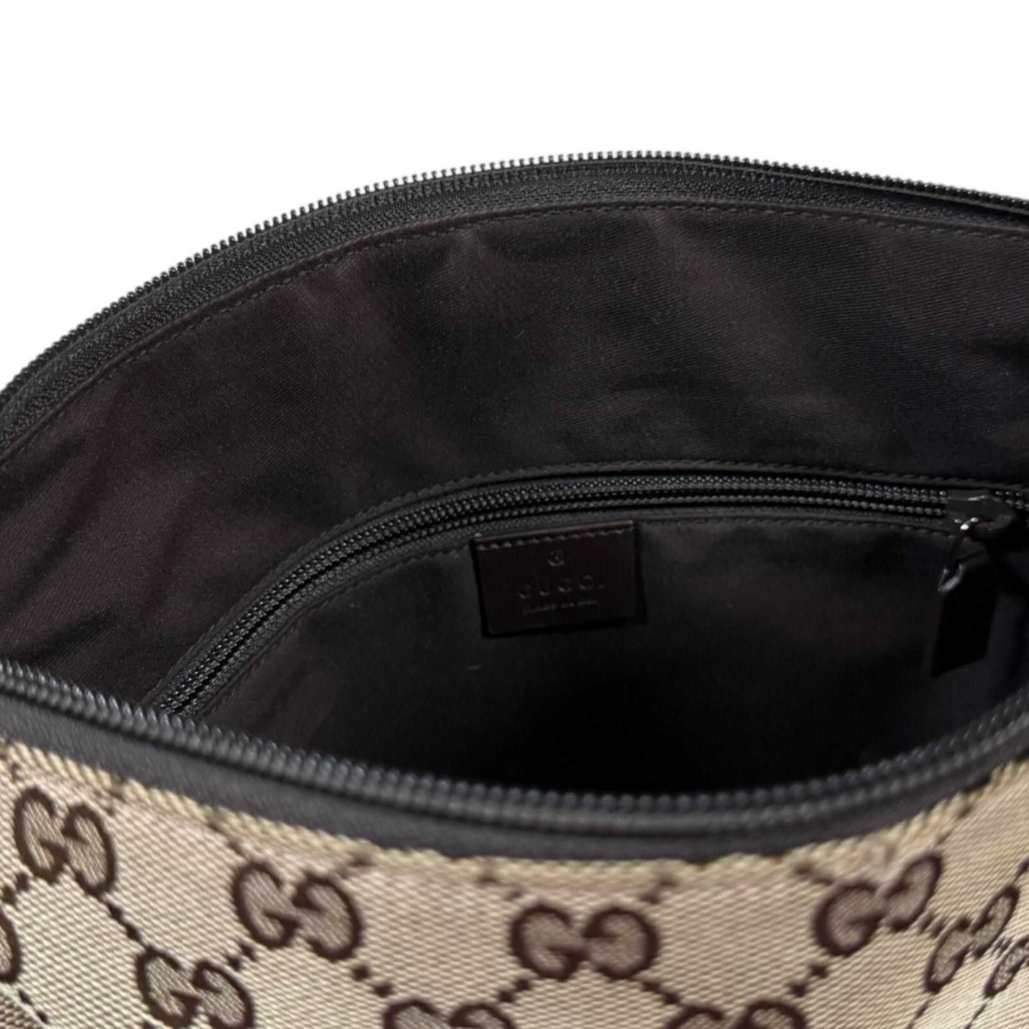 Gucci Pre-owned Gucci GG Canvas Shoulder Bag, 145857, Brown, Women's Size ONE SIZE - 8 Thumbnail