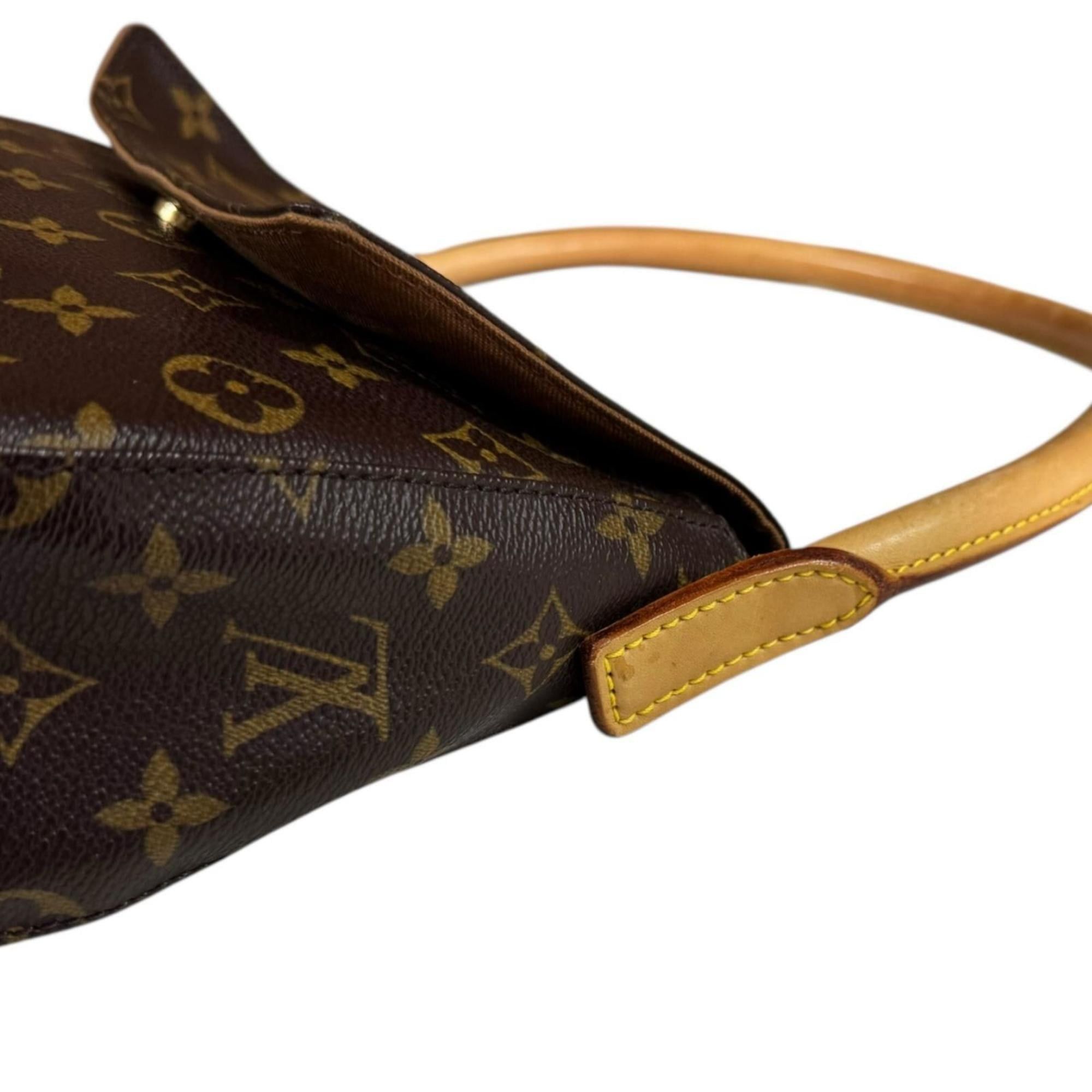 Louis Vuitton Pre-owned Louis Vuitton Mini Looping Monogram Canvas Handbag M51147 in Brown, Women's. Size ONE SIZE - 9 Thumbnail