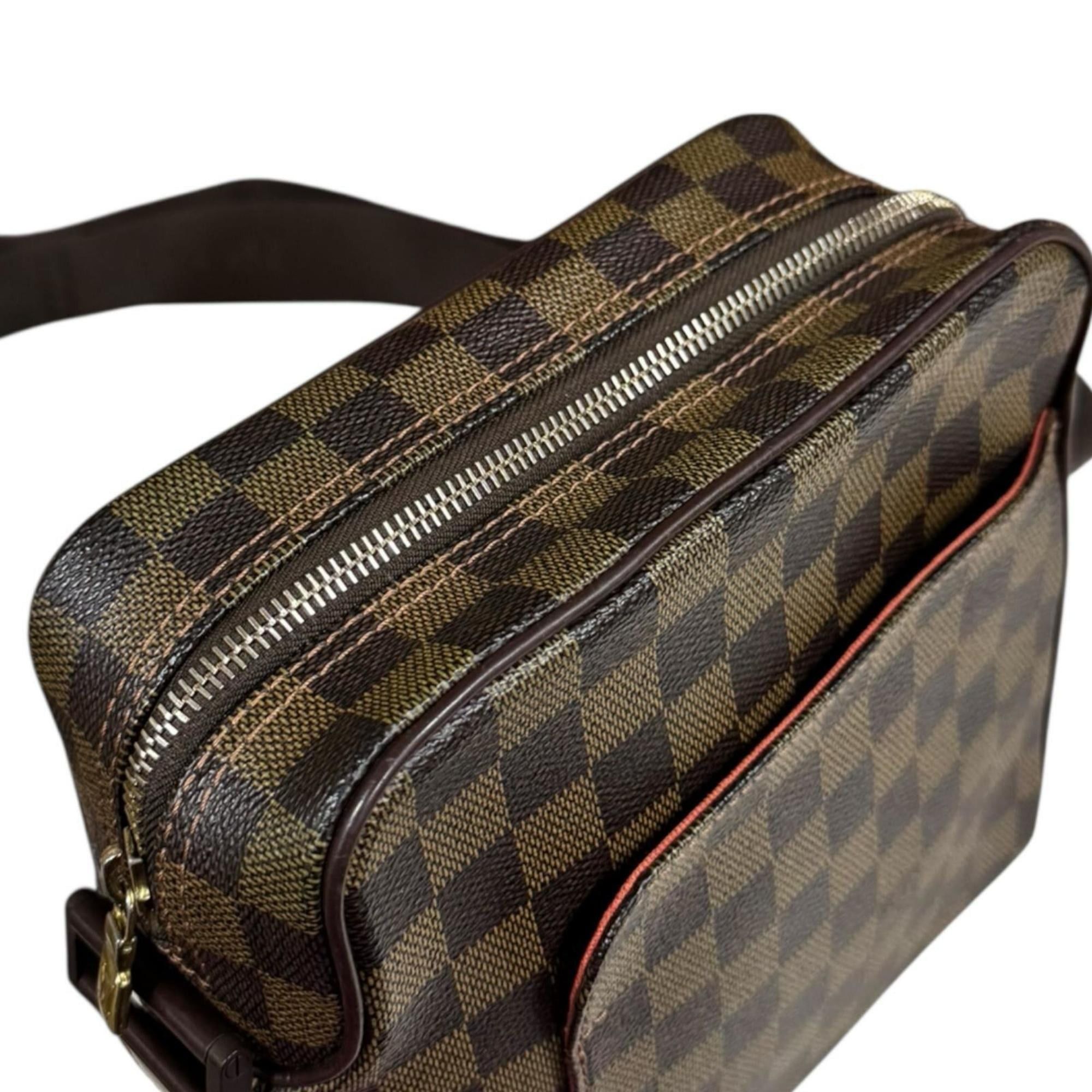 Louis Vuitton Pre-owned Louis Vuitton Olaf PM Damier Shoulder Bag in Brown Canvas N41442 for Women. Size ONE SIZE - 9 Thumbnail