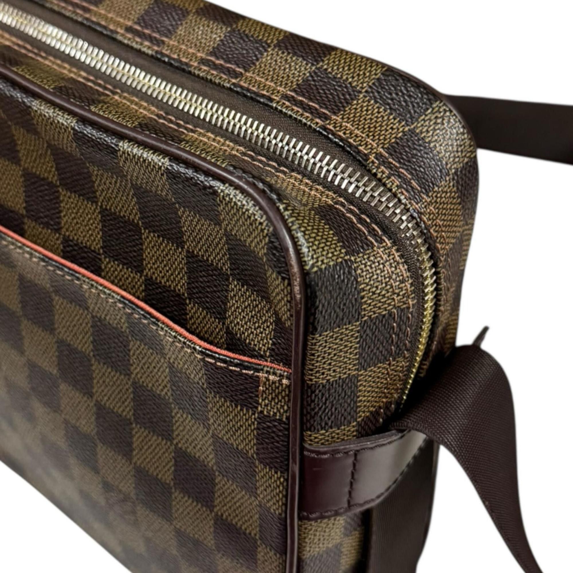 Louis Vuitton Pre-owned Louis Vuitton Olaf PM Damier Shoulder Bag in Brown Canvas N41442 for Women. Size ONE SIZE - 7 Thumbnail