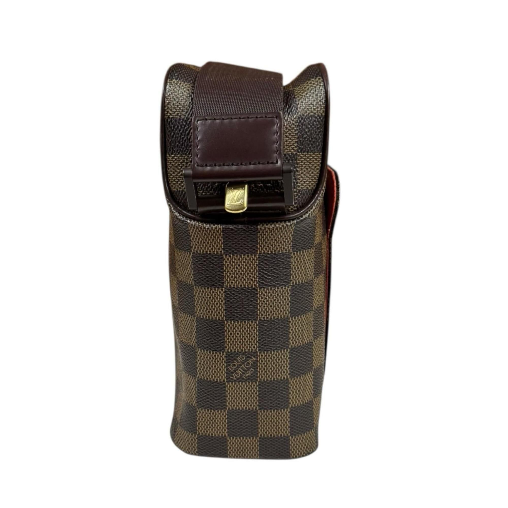 Louis Vuitton Pre-owned Louis Vuitton Olaf PM Damier Shoulder Bag in Brown Canvas N41442 for Women. Size ONE SIZE - 4 Thumbnail