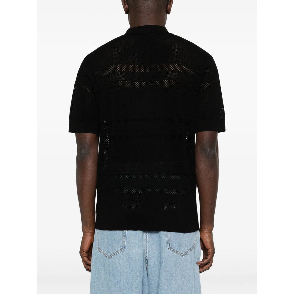 Dries Van Noten Dries Van Noten BLACK Polo Shirts Size US L / EU 52-54 / 3 - 4 Thumbnail