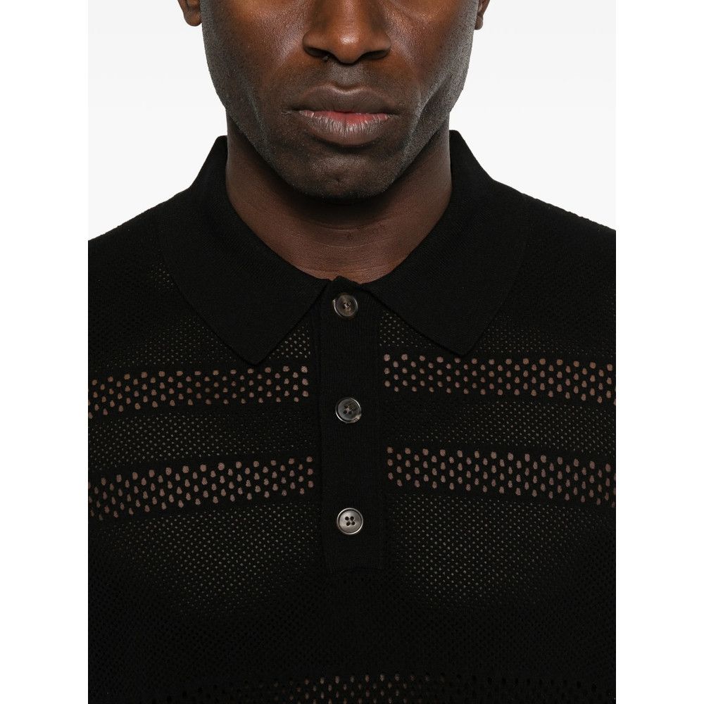 Dries Van Noten Dries Van Noten BLACK Polo Shirts Size US L / EU 52-54 / 3 - 5 Thumbnail