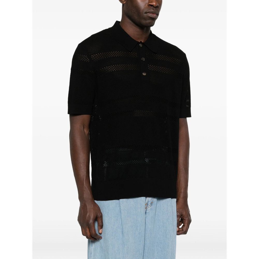 Dries Van Noten Dries Van Noten BLACK Polo Shirts Size US L / EU 52-54 / 3 - 2 Thumbnail
