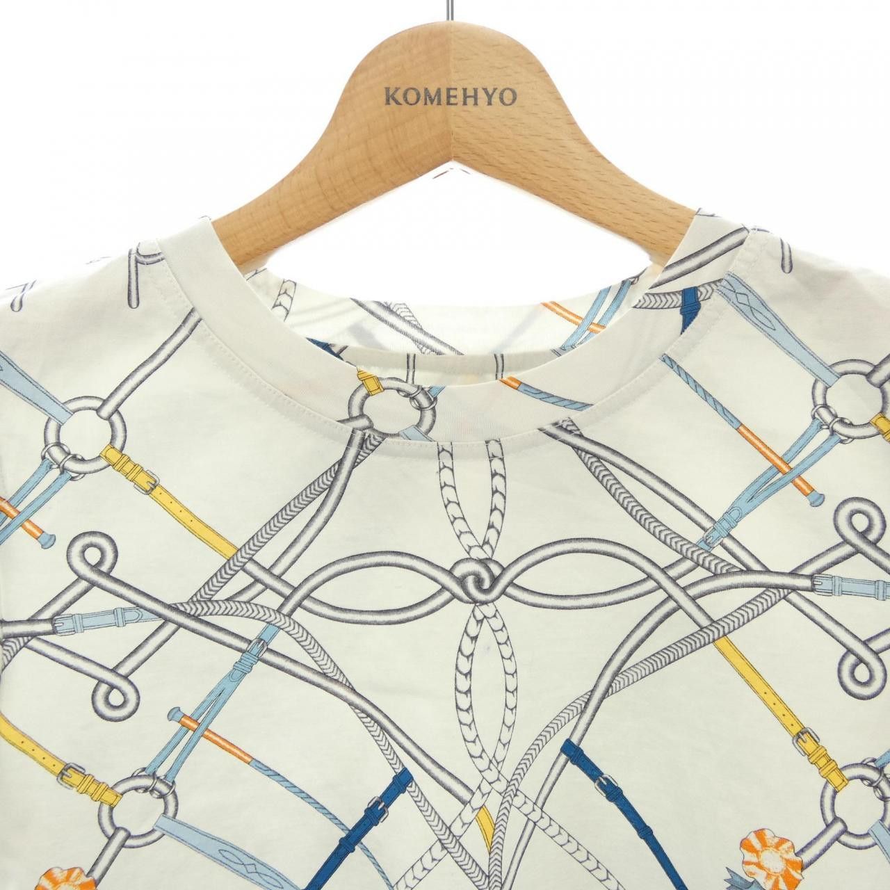 Hermes Hermes Hermès PARCOURS SANS FAUTE T-shirt Textile T-Shirts DUTY FREE for USA Size ONE SIZE - 5 Thumbnail