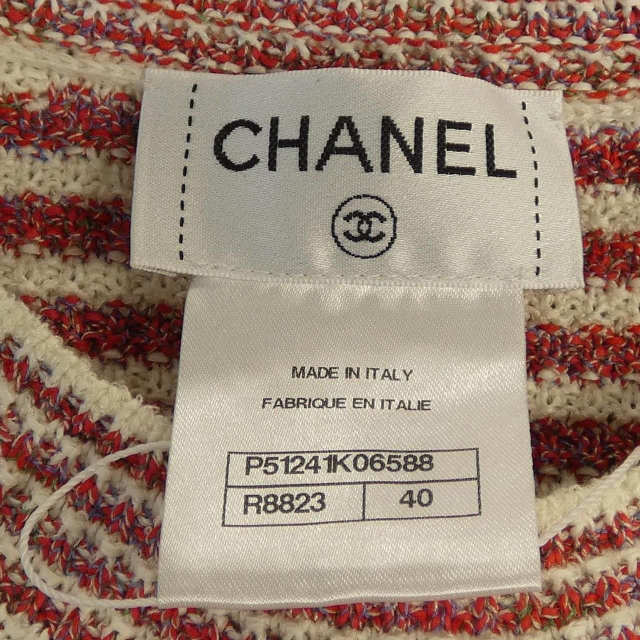 Chanel Chanel Chanel Knitwear Textile Tops P51241K06588 DUTY FREE for USA Size ONE SIZE - 4 Thumbnail