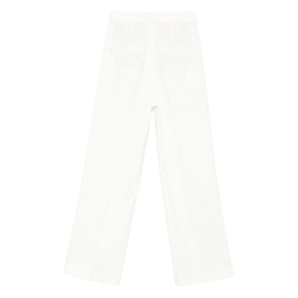 Rohe Rohe WHITE Trousers - Tailored Trousers Size 34" / US 12 / IT 48 - 2 Thumbnail