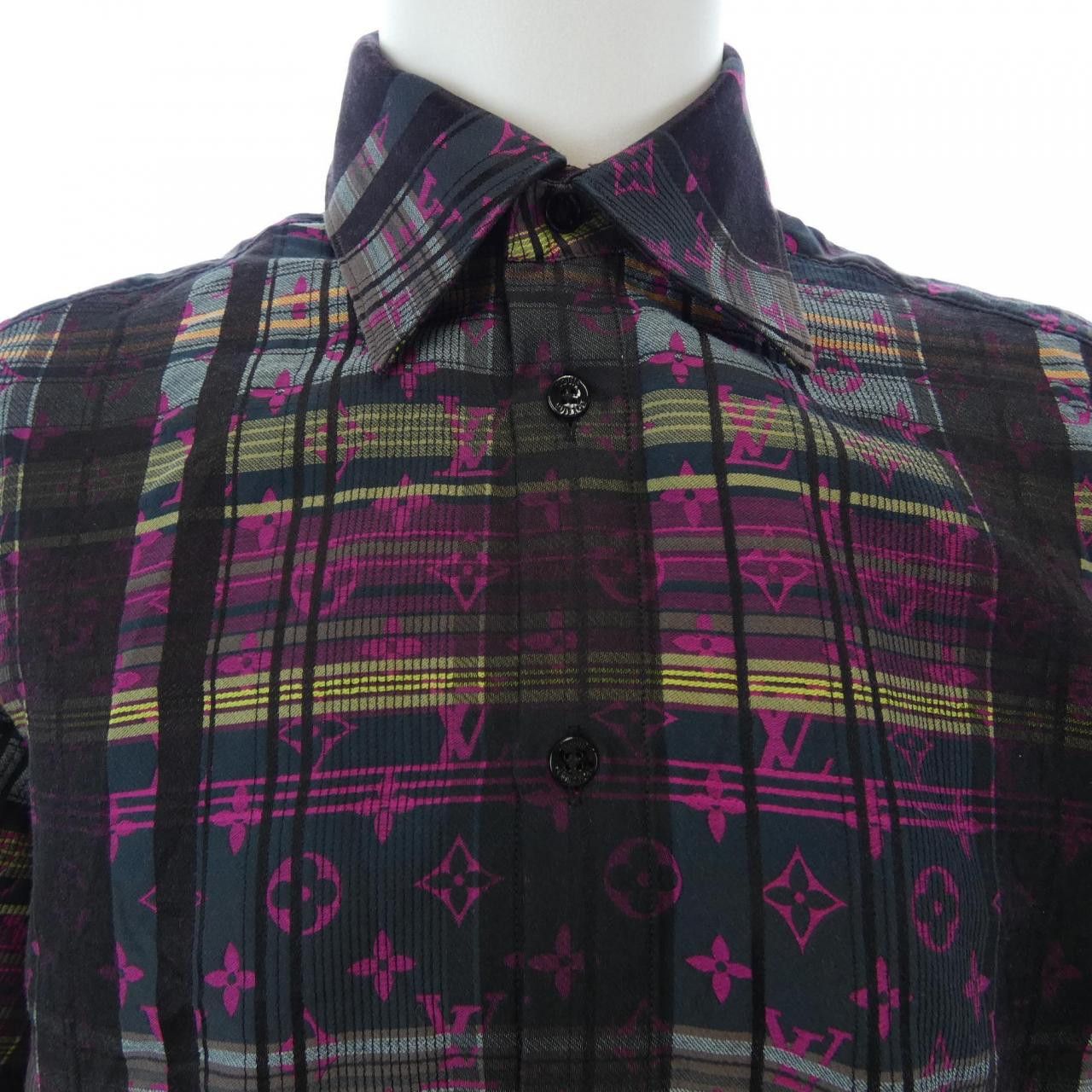 Louis Vuitton Louis Vuitton Louis Vuitton S/S Shirt Shirt Textile Tops HKS75WZVP DUTY FREE for USA Size ONE SIZE - 5 Thumbnail
