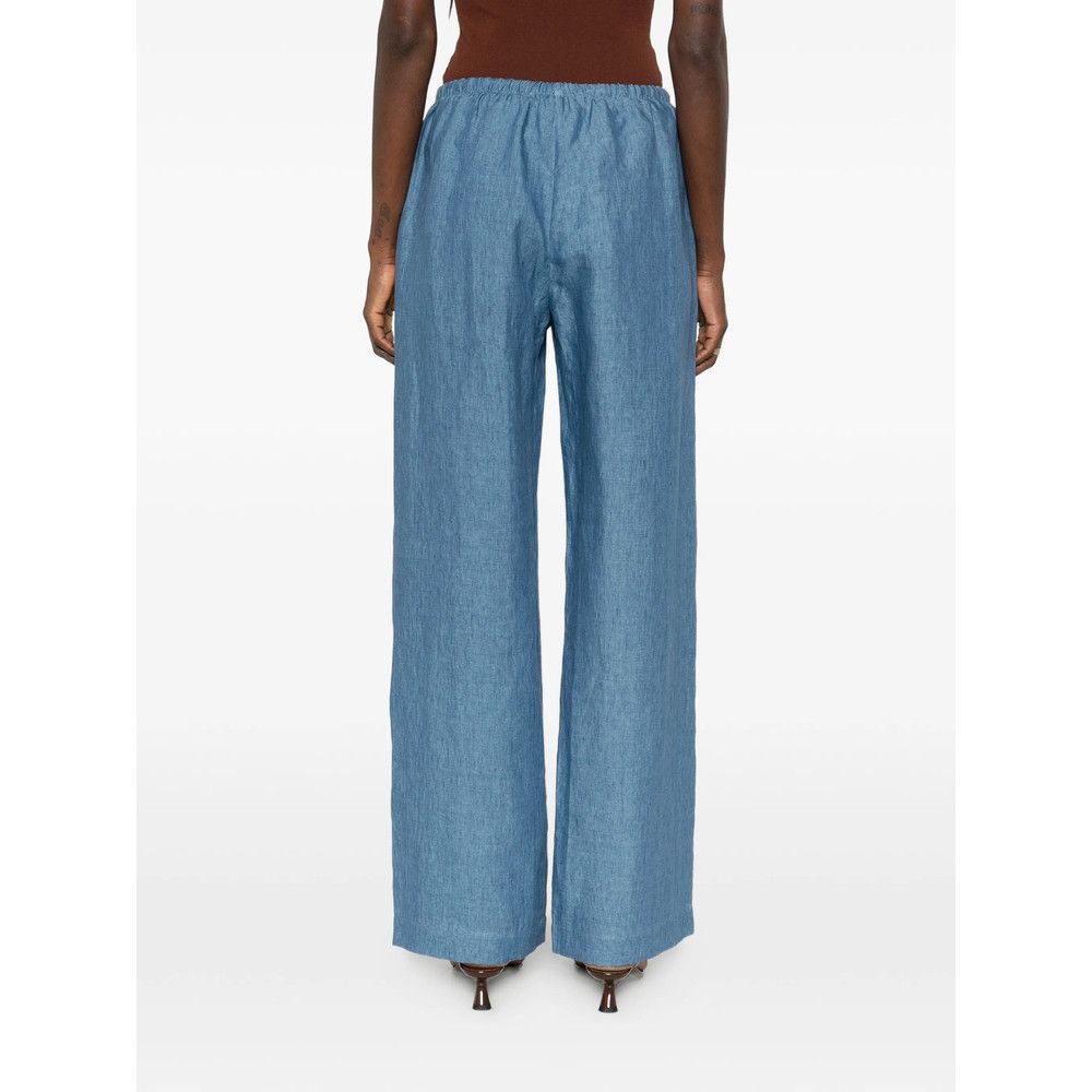 Rohe Rohe BLUE Trousers - Palazzo Pants Size 27" / US 4 / IT 40 - 3 Thumbnail