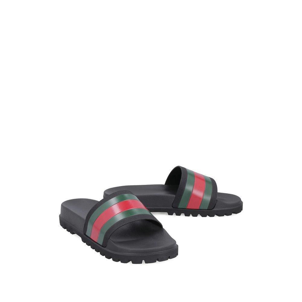 Gucci Gucci BLACK Flip-Flops & Slides Size US 12 / EU 45 - 4 Thumbnail