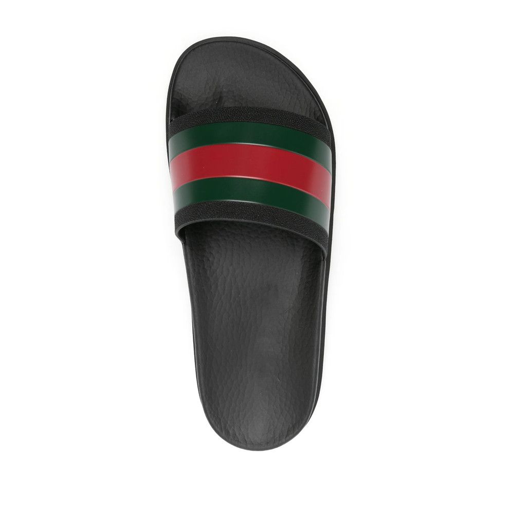 Gucci Gucci BLACK Flip-Flops & Slides Size US 12 / EU 45 - 2 Thumbnail