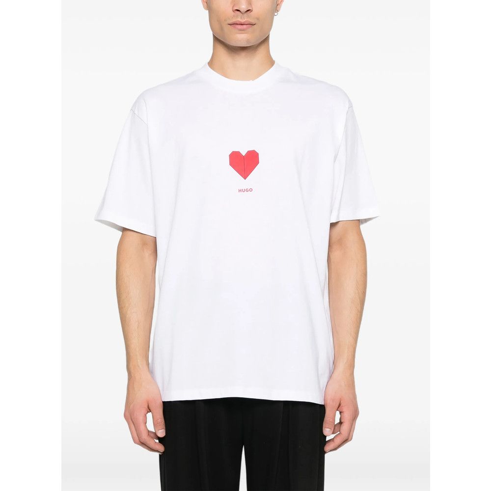 Hugo WHITE T-Shirts & Vests - T-Shirts