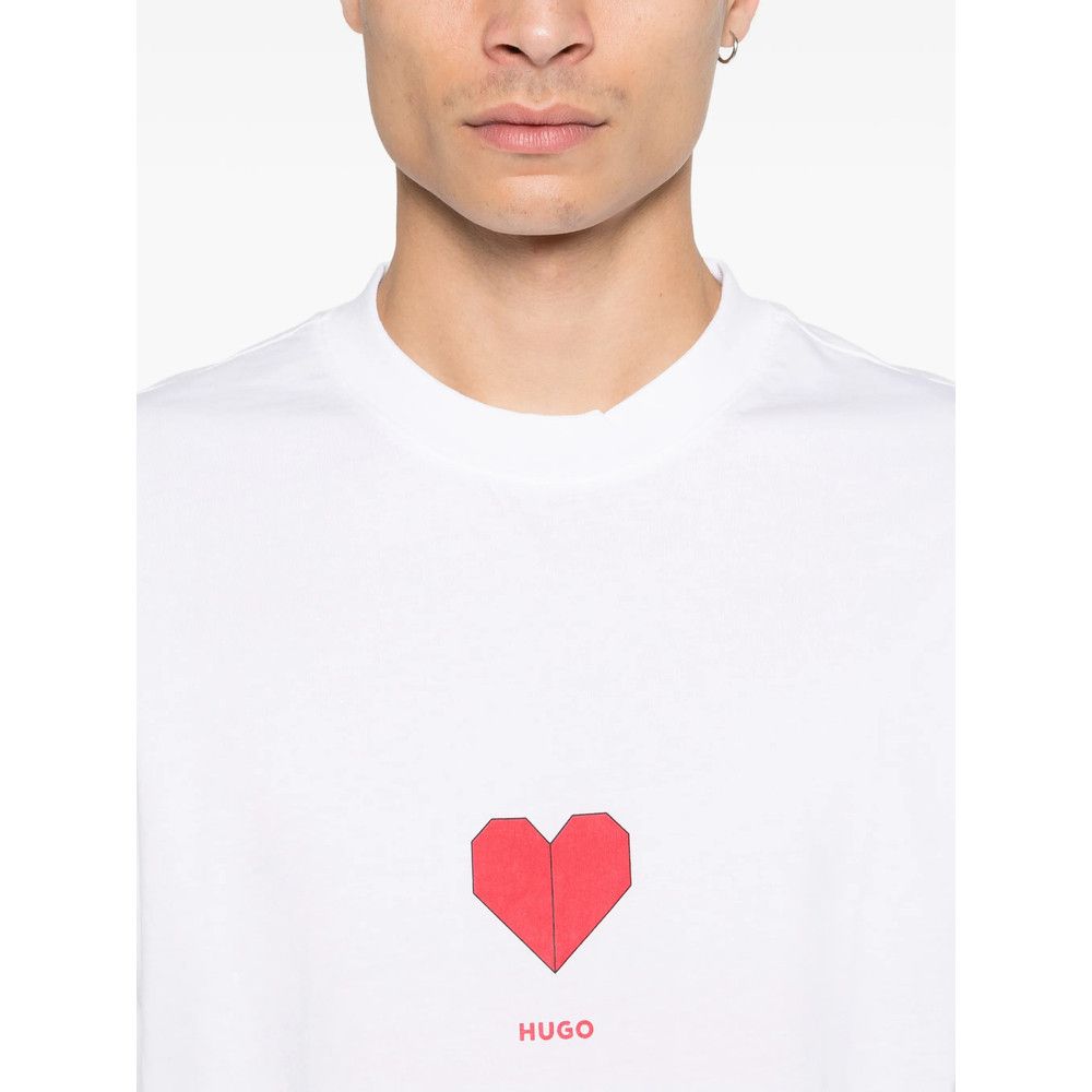 Hugo WHITE T-Shirts & Vests - T-Shirts