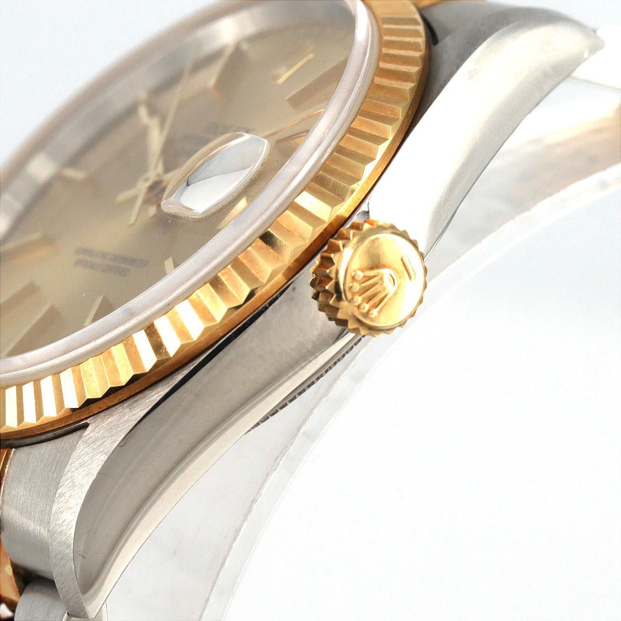 Rolex Rolex Rolex Datejust Stainless Steel x Yellow Gold Watch Metal Automatic 16233 DUTY FREE for USA Size ONE SIZE - 3 Thumbnail