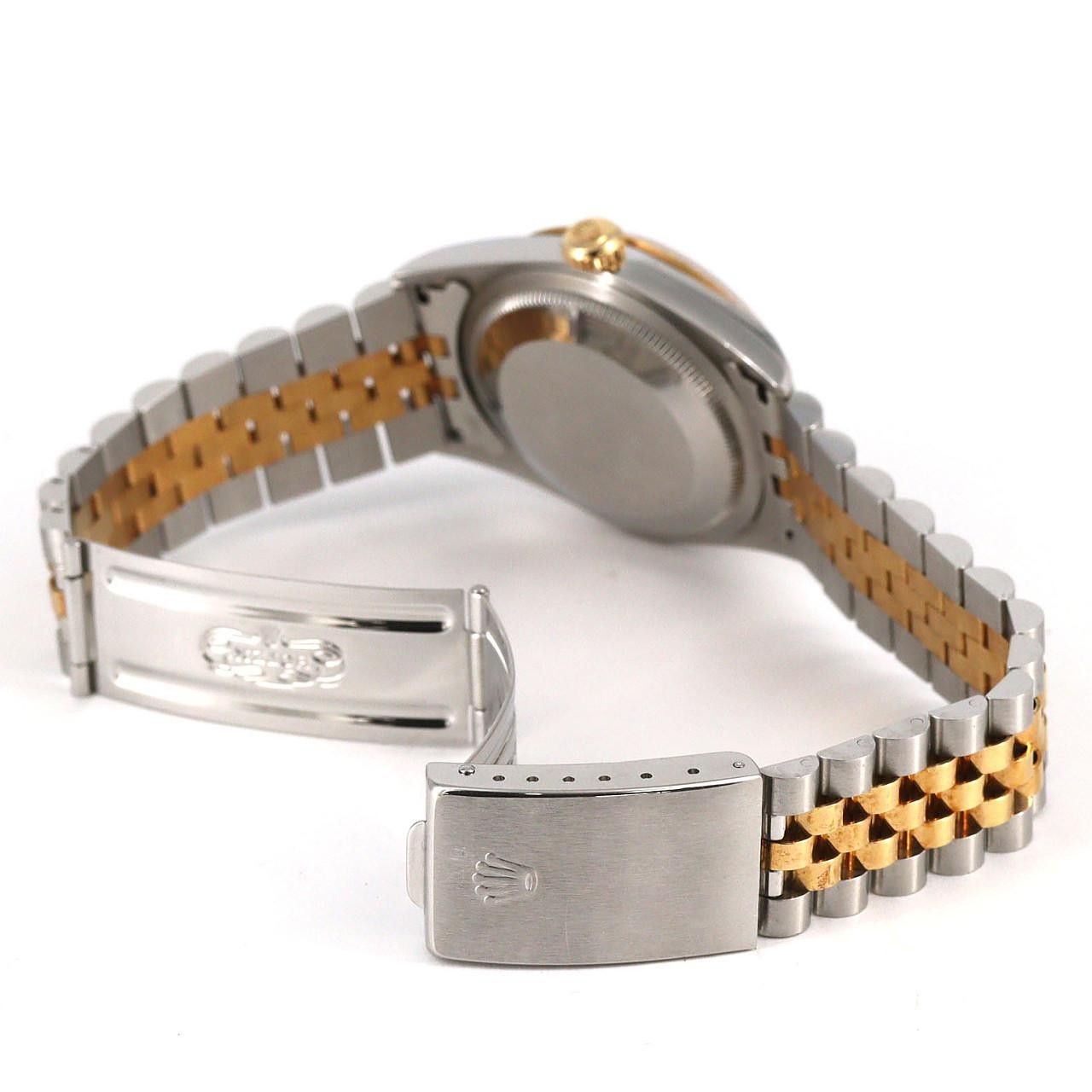 Rolex Rolex Rolex Datejust Stainless Steel x Yellow Gold Watch Metal Automatic 16233 DUTY FREE for USA Size ONE SIZE - 6 Thumbnail