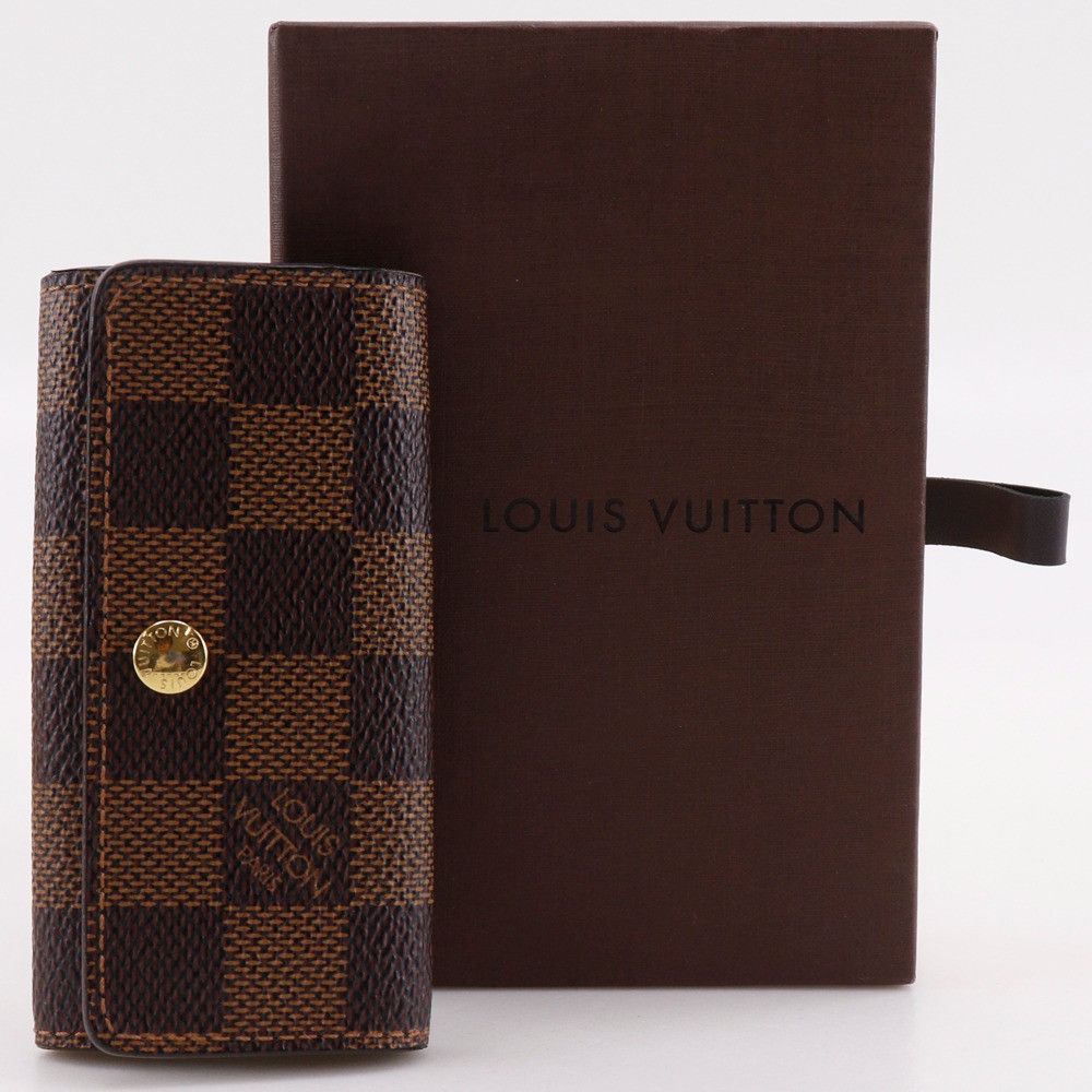 Louis Vuitton Louis Vuitton Louis Vuitton Multicles 4 Damier Canvas Key Case Textile Key case N62631 DUTY FREE for USA Size ONE SIZE - 12 Thumbnail