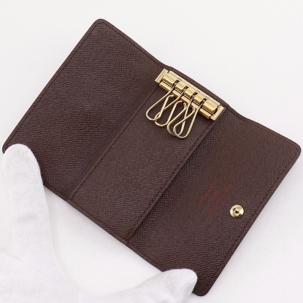 Louis Vuitton Louis Vuitton Louis Vuitton Multicles 4 Damier Canvas Key Case Textile Key case N62631 DUTY FREE for USA Size ONE SIZE - 8 Thumbnail