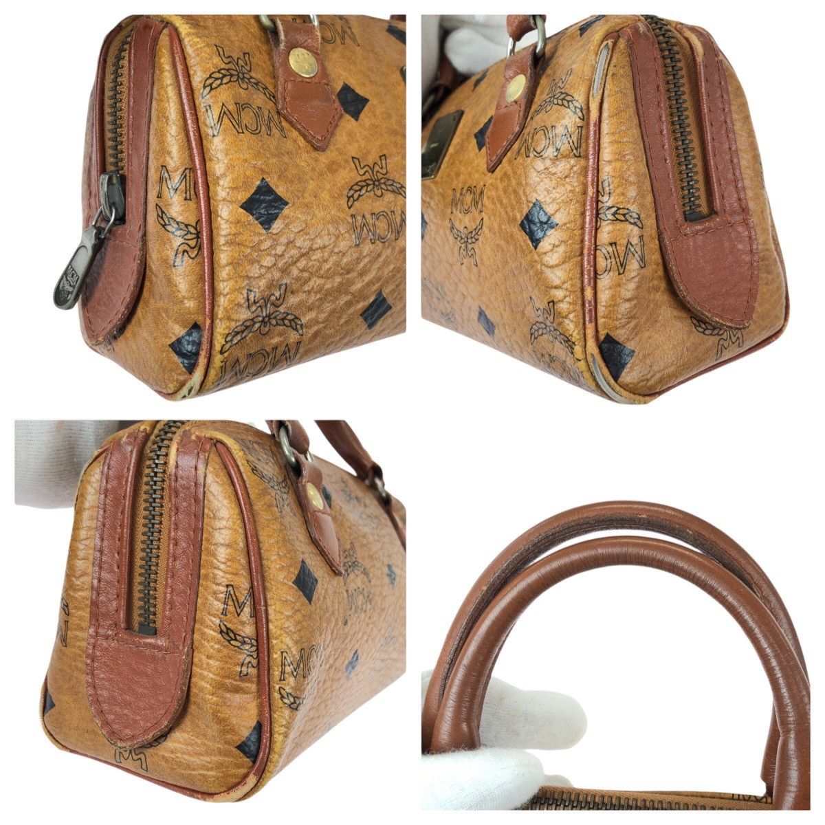 MCM MCM MCM Visetos PVC 2way Shoulder Handbag Plastic / Synthetic Shoulder Bag DUTY FREE for USA Size ONE SIZE - 6 Thumbnail