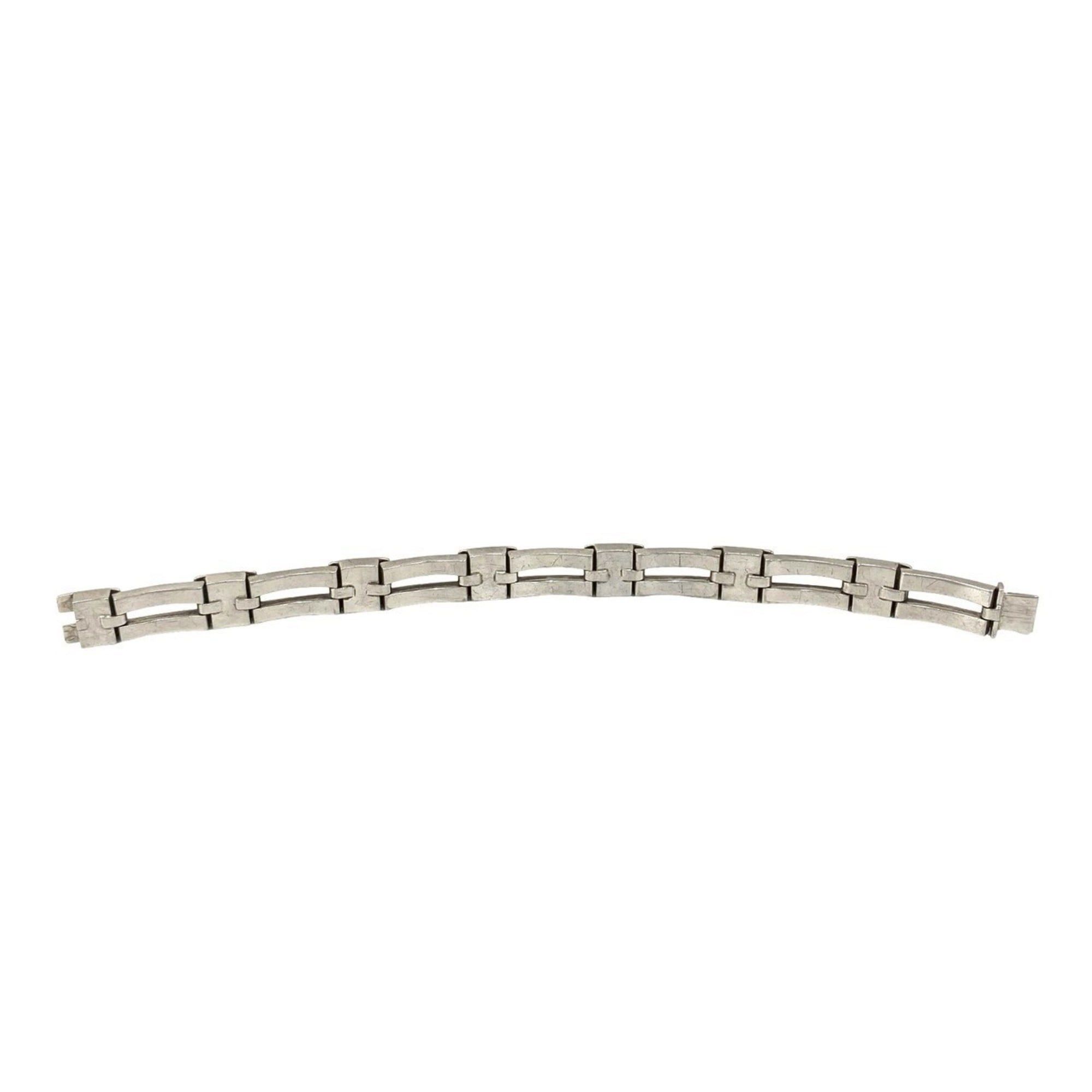 Hermes HERMES Gate Motif Bracelet in Silver 925, Bangle, 60822 Size ONE SIZE - 5 Thumbnail