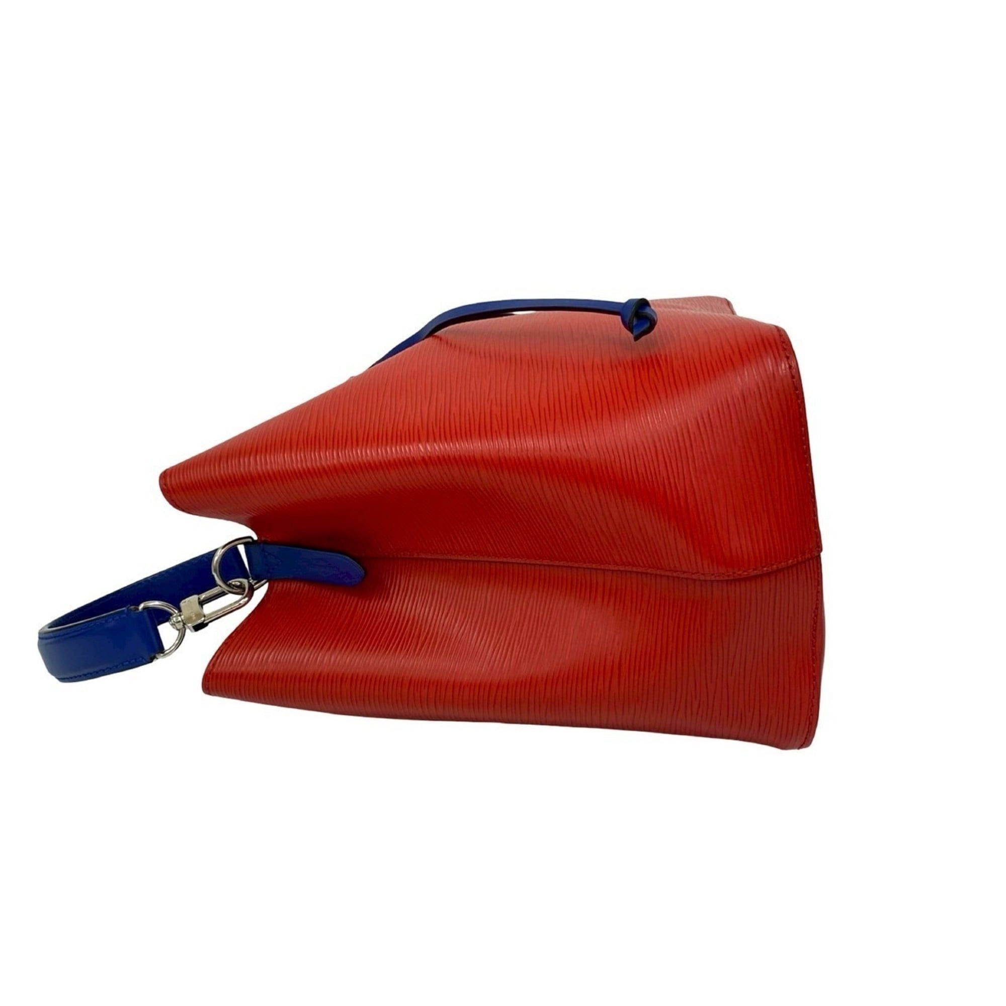 Louis Vuitton LOUIS VUITTON NeoNoe MM Epi Leather 2-Way Handbag/Shoulder Bag, Red/Blue, 24399 Size ONE SIZE - 5 Thumbnail