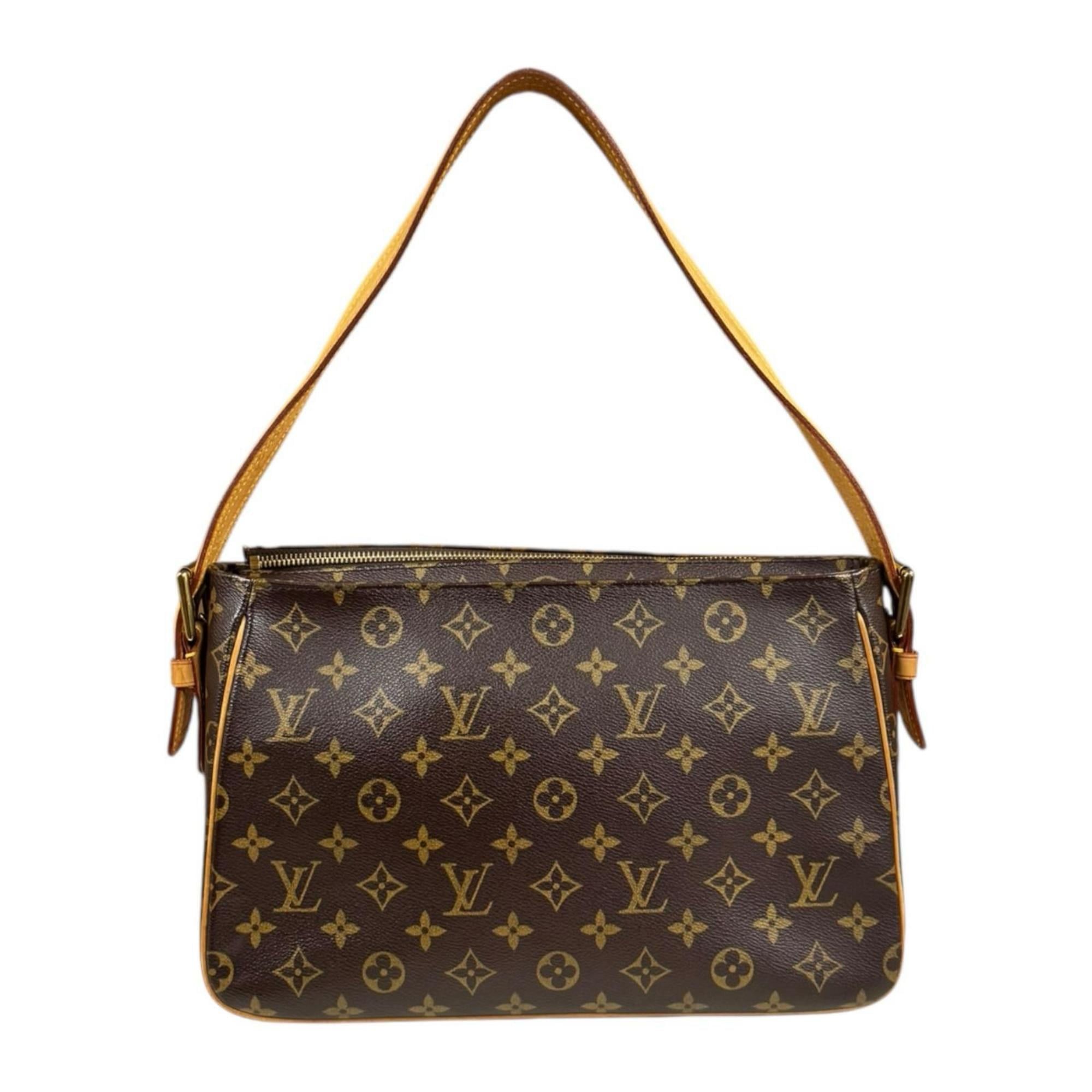Louis Vuitton Pre-owned Louis Vuitton Viva Cite GM Monogram Shoulder Bag in Canvas (M51163) Brown. Women's. Size ONE SIZE - 3 Thumbnail