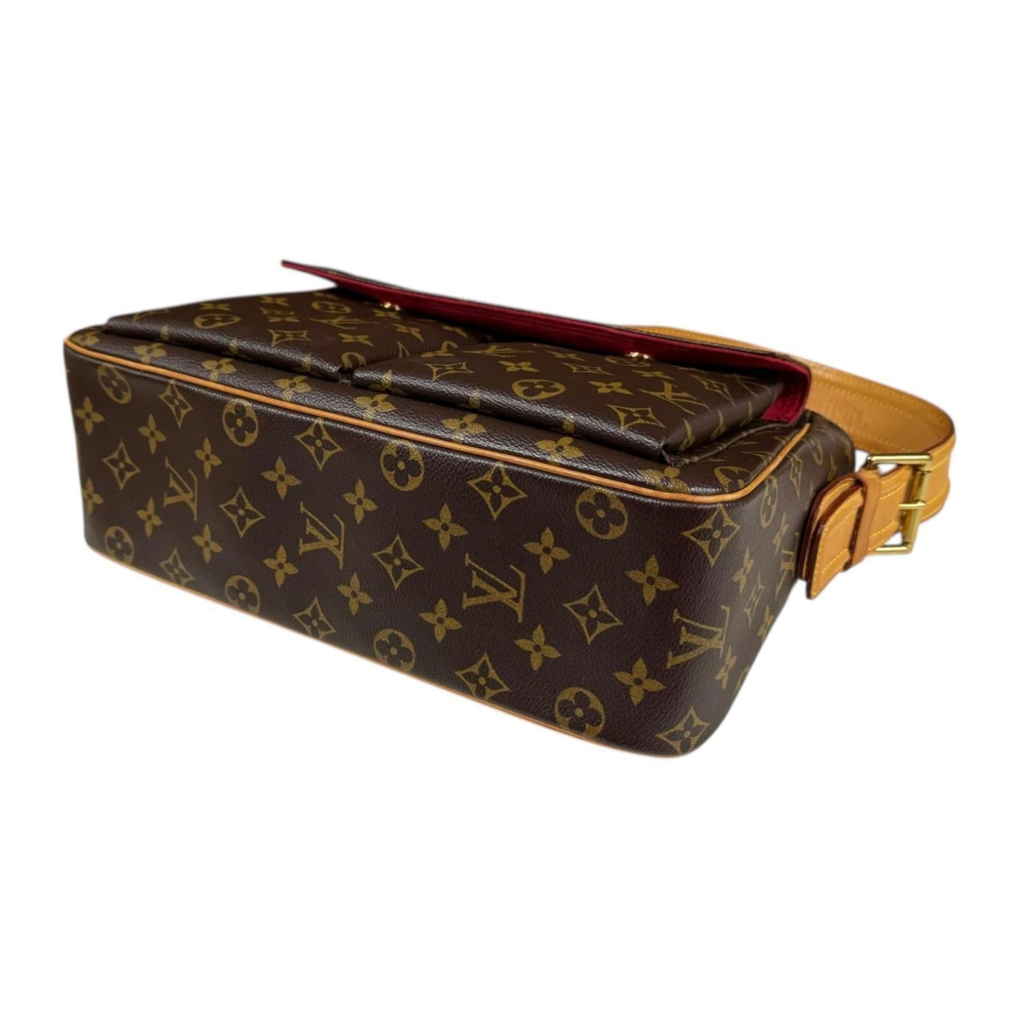 Louis Vuitton Pre-owned Louis Vuitton Viva Cite GM Monogram Shoulder Bag in Canvas (M51163) Brown. Women's. Size ONE SIZE - 5 Thumbnail
