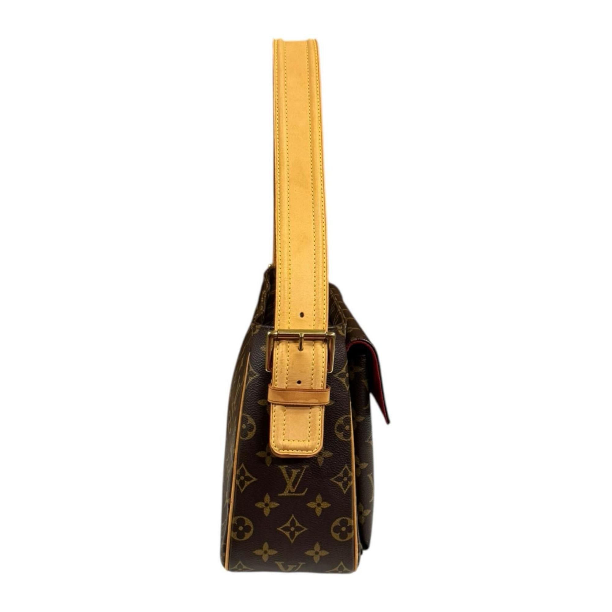 Louis Vuitton Pre-owned Louis Vuitton Viva Cite GM Monogram Shoulder Bag in Canvas (M51163) Brown. Women's. Size ONE SIZE - 4 Thumbnail