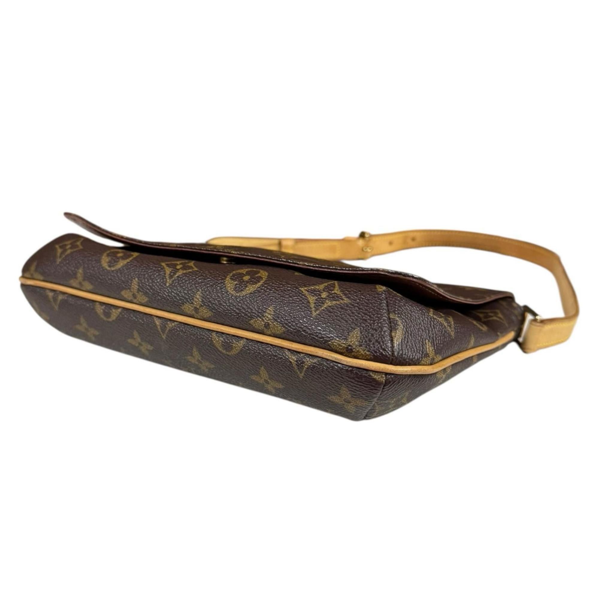 Louis Vuitton Pre-owned Louis Vuitton Musette Tango Short Monogram Shoulder Bag in Canvas (M51257) Brown. Women's. Size ONE SIZE - 7 Thumbnail