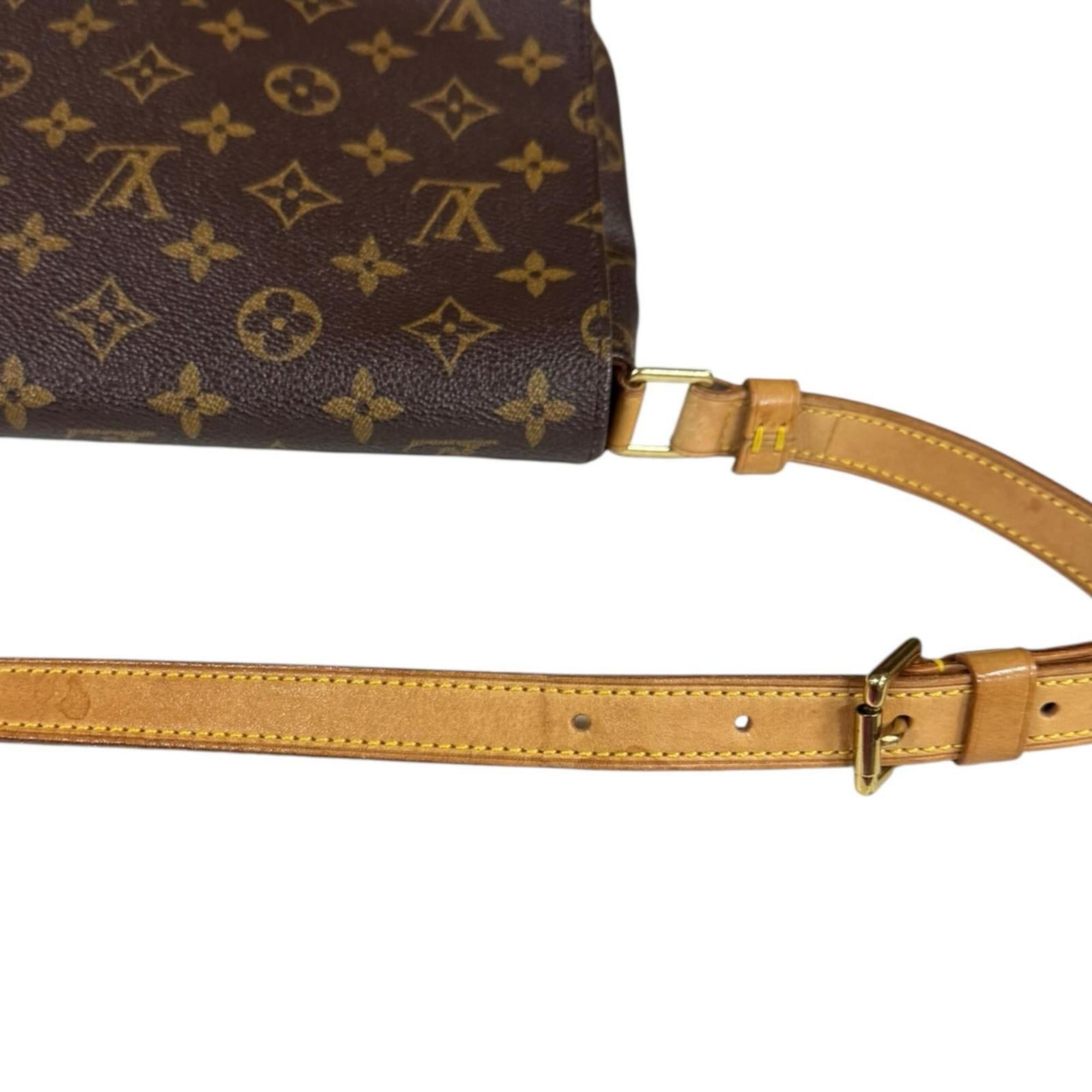 Louis Vuitton Pre-owned Louis Vuitton Musette Tango Short Monogram Shoulder Bag in Canvas (M51257) Brown. Women's. Size ONE SIZE - 12 Thumbnail