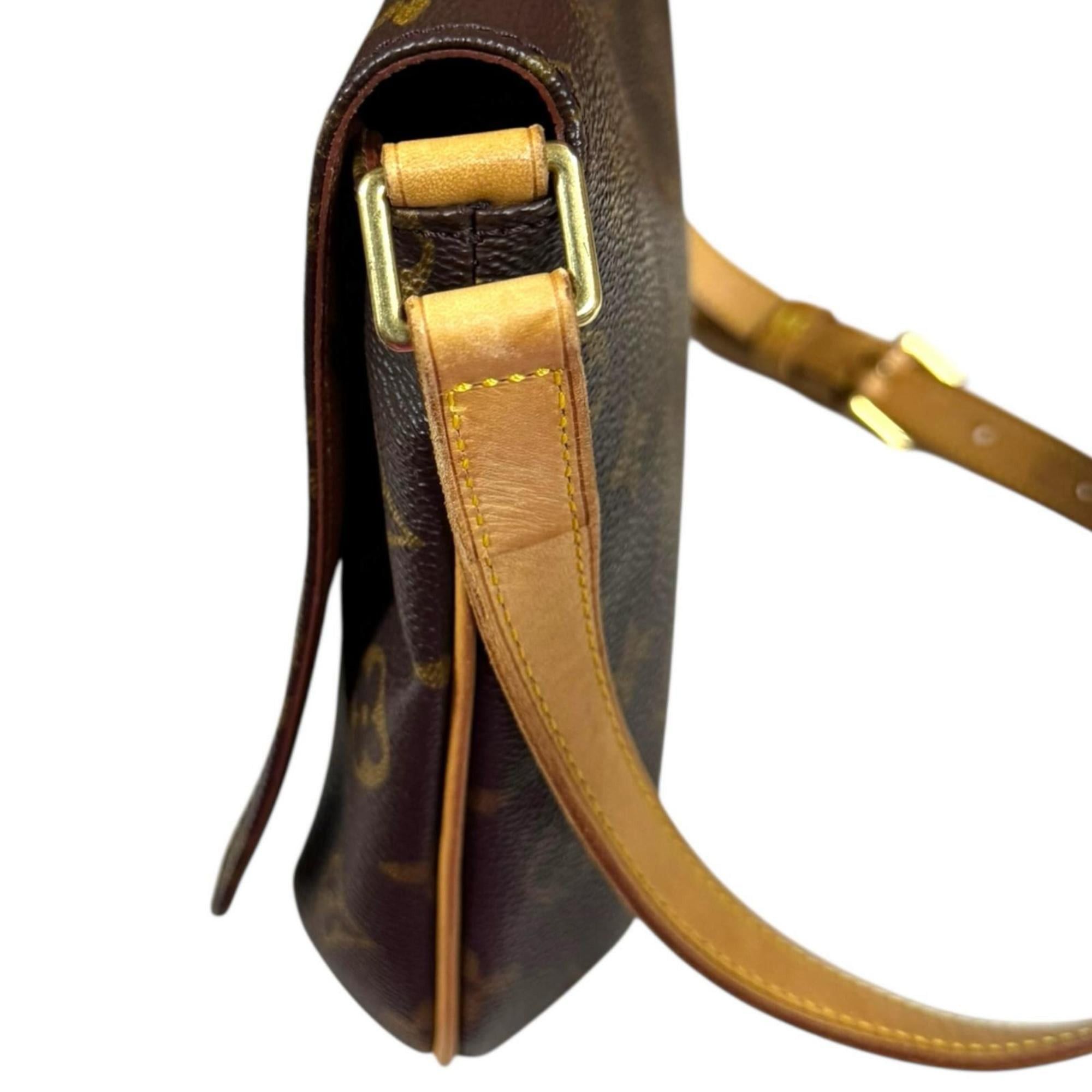 Louis Vuitton Pre-owned Louis Vuitton Musette Tango Short Monogram Shoulder Bag in Canvas (M51257) Brown. Women's. Size ONE SIZE - 10 Thumbnail