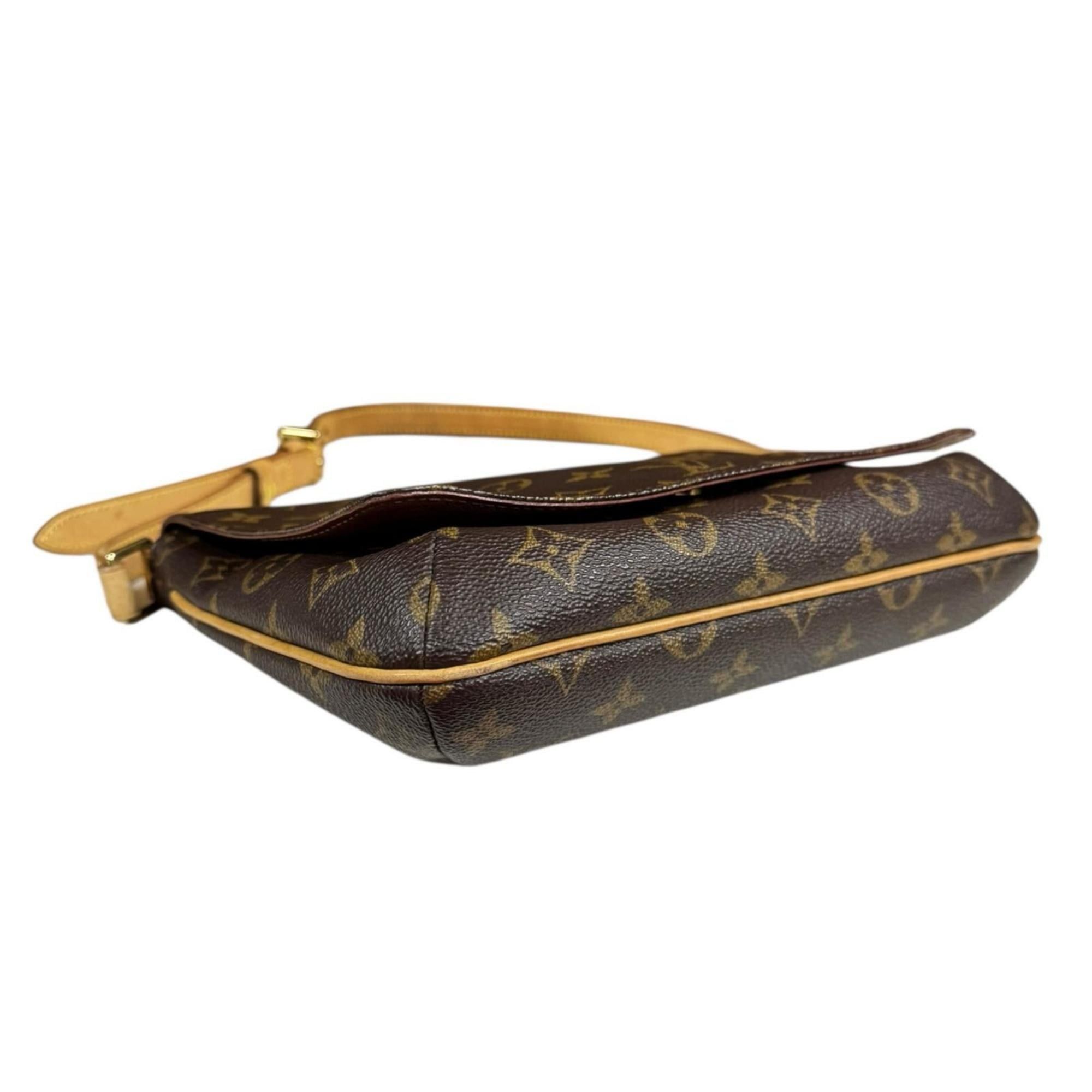 Louis Vuitton Pre-owned Louis Vuitton Musette Tango Short Monogram Shoulder Bag in Canvas (M51257) Brown. Women's. Size ONE SIZE - 6 Thumbnail