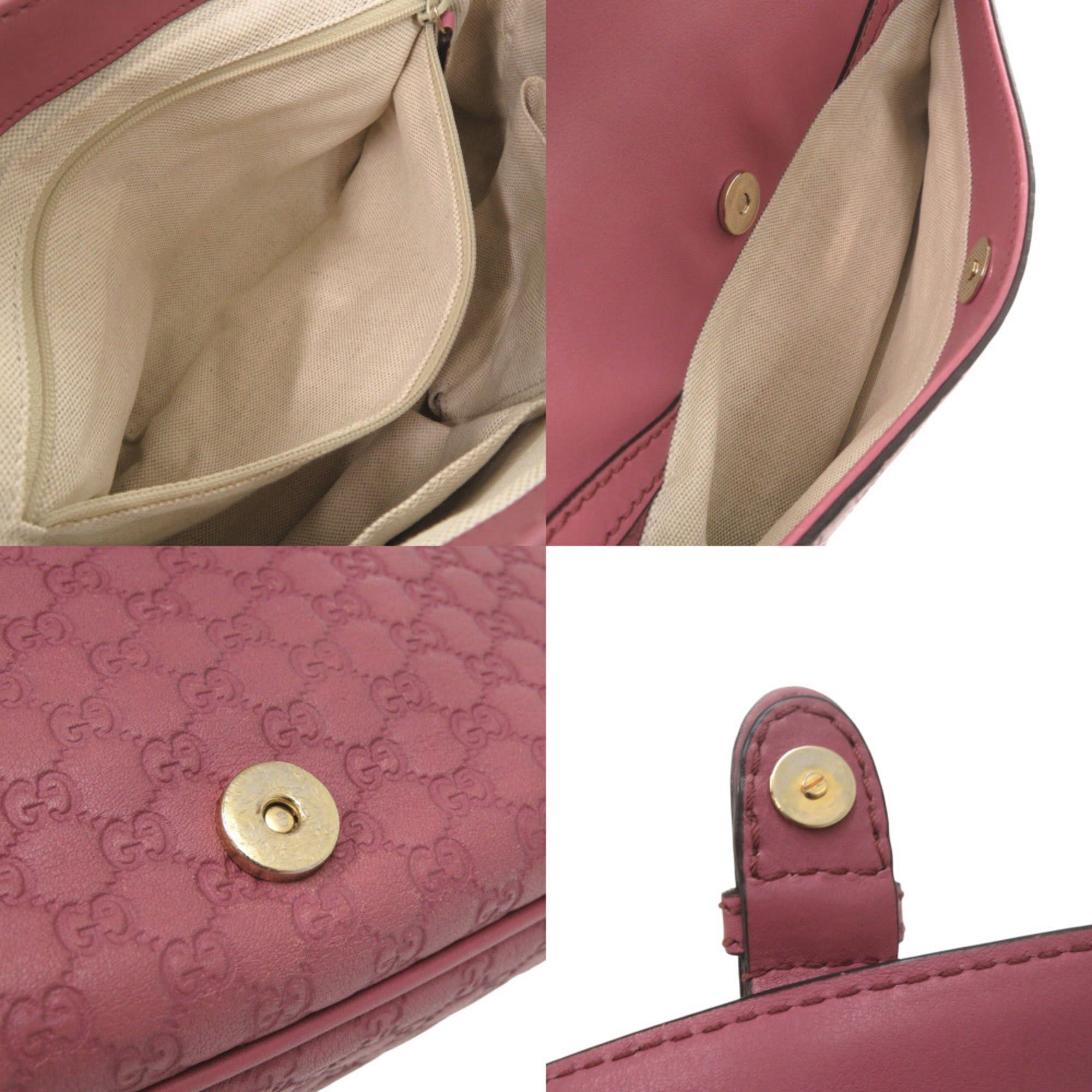 Gucci Excellent condition Gucci Sukey 308452 Micro Guccissima leather pink shoulder bag 1143GUCCI Size ONE SIZE - 8 Thumbnail