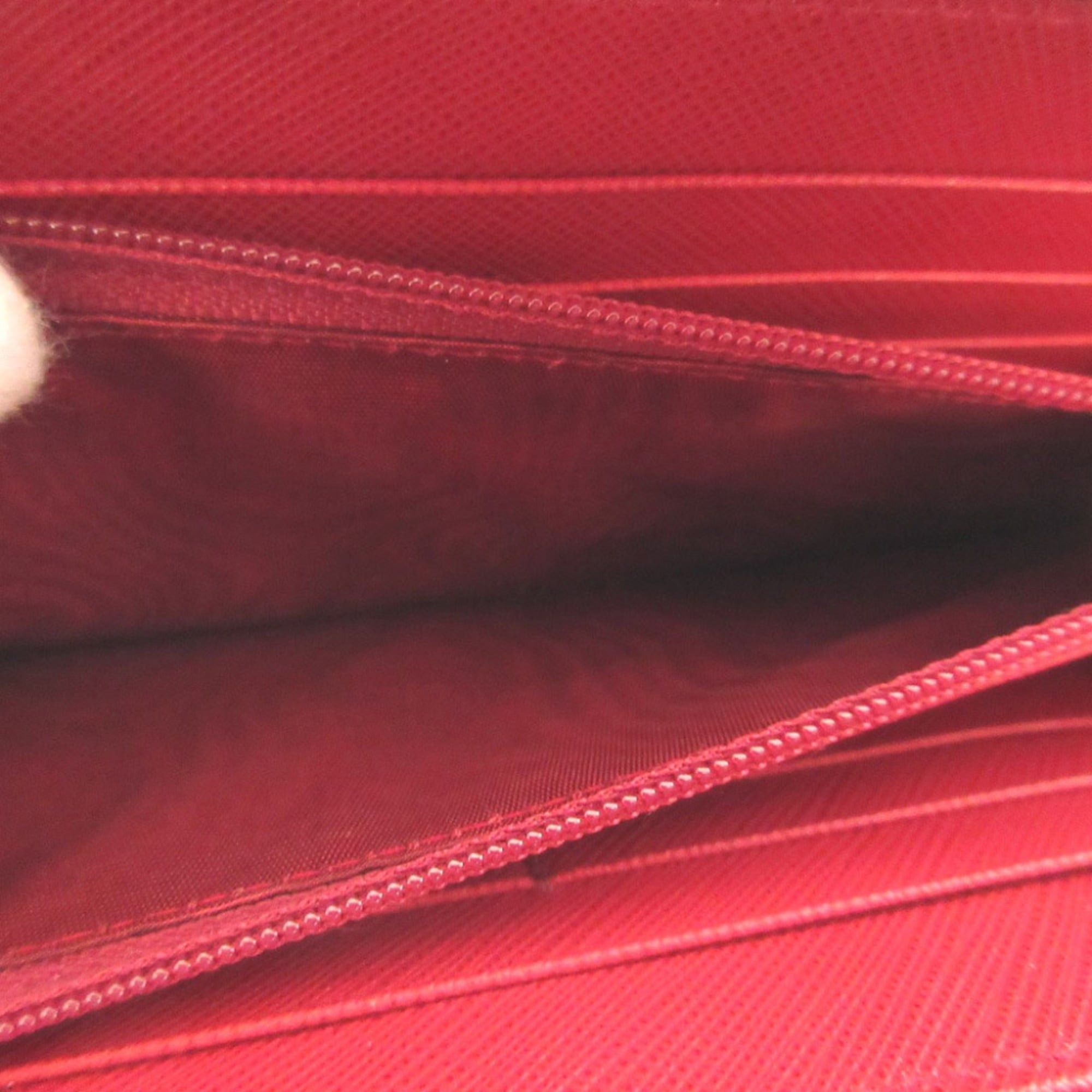 Salvatore Ferragamo Like new Salvatore Ferragamo Gancini leather red zip-around long wallet 0450Salvatore Size ONE SIZE - 5 Thumbnail