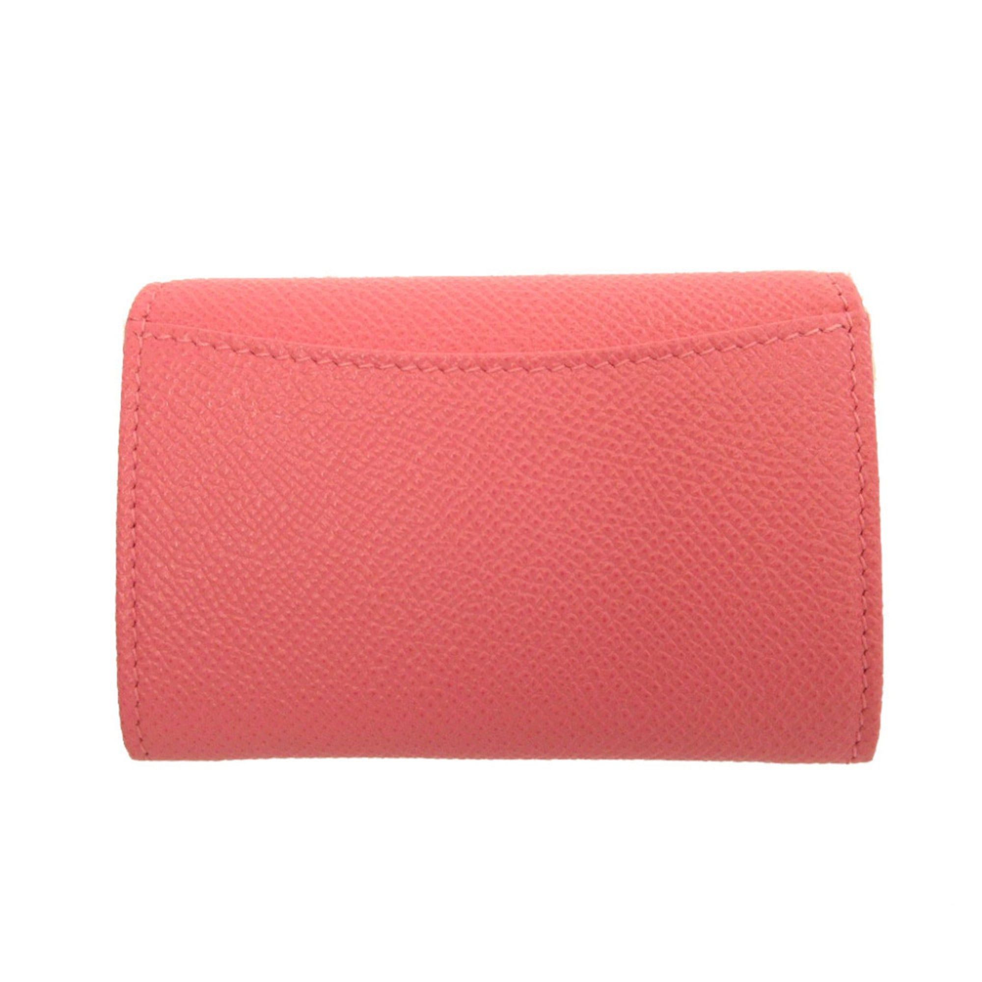 Bvlgari Like new BVLGARI leather pink wallet/coin case 0332BVLGARI Size ONE SIZE - 3 Thumbnail