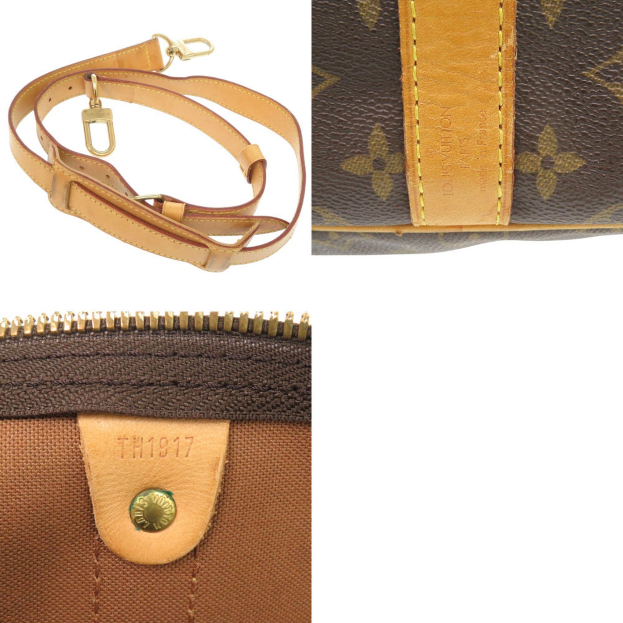 Louis Vuitton Louis Vuitton Keepall Bandouliere 55 Monogram Boston Bag M41414 LV 0680LOUIS VUITTON Size ONE SIZE - 10 Thumbnail