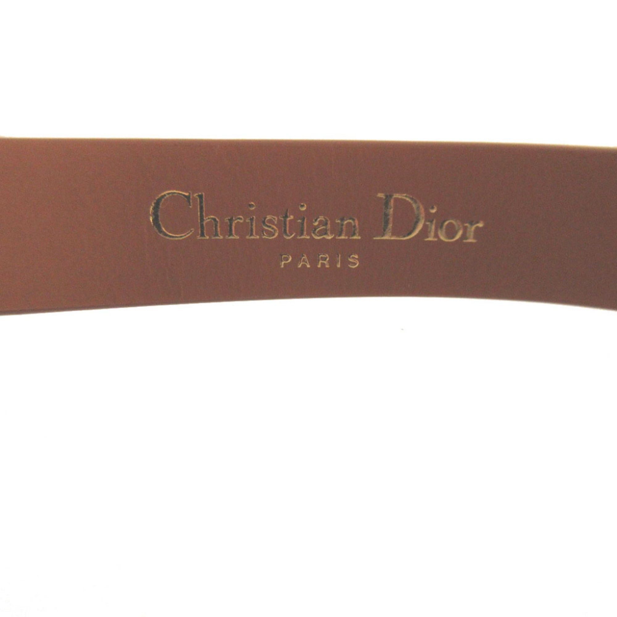 Dior Like new Christian Dior 30 Montaigne B1760 Small Leather Brown Double Bracelet 0472 Size ONE SIZE - 4 Thumbnail