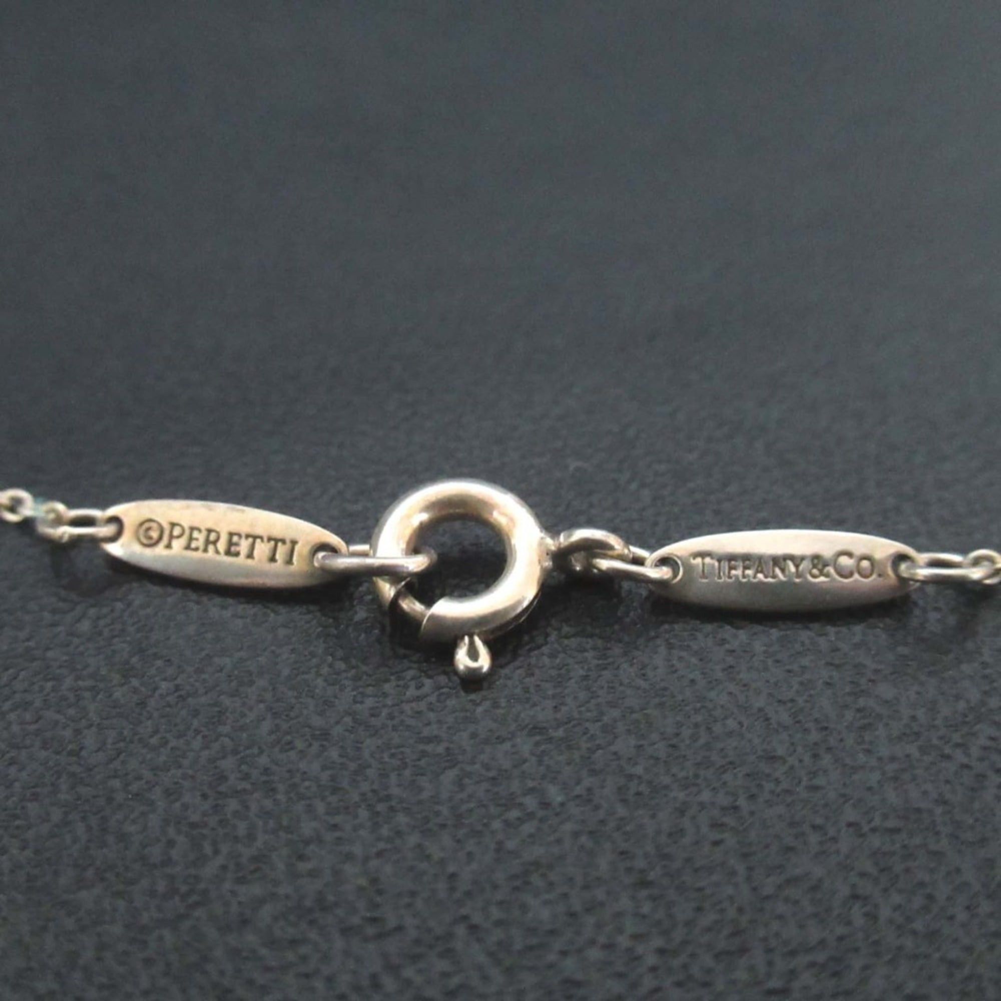 Tiffany & Co. Tiffany & Co. Elsa Peretti Open Heart Mini Necklace Pendant in 925 SV Silver for Women Size ONE SIZE - 4 Thumbnail