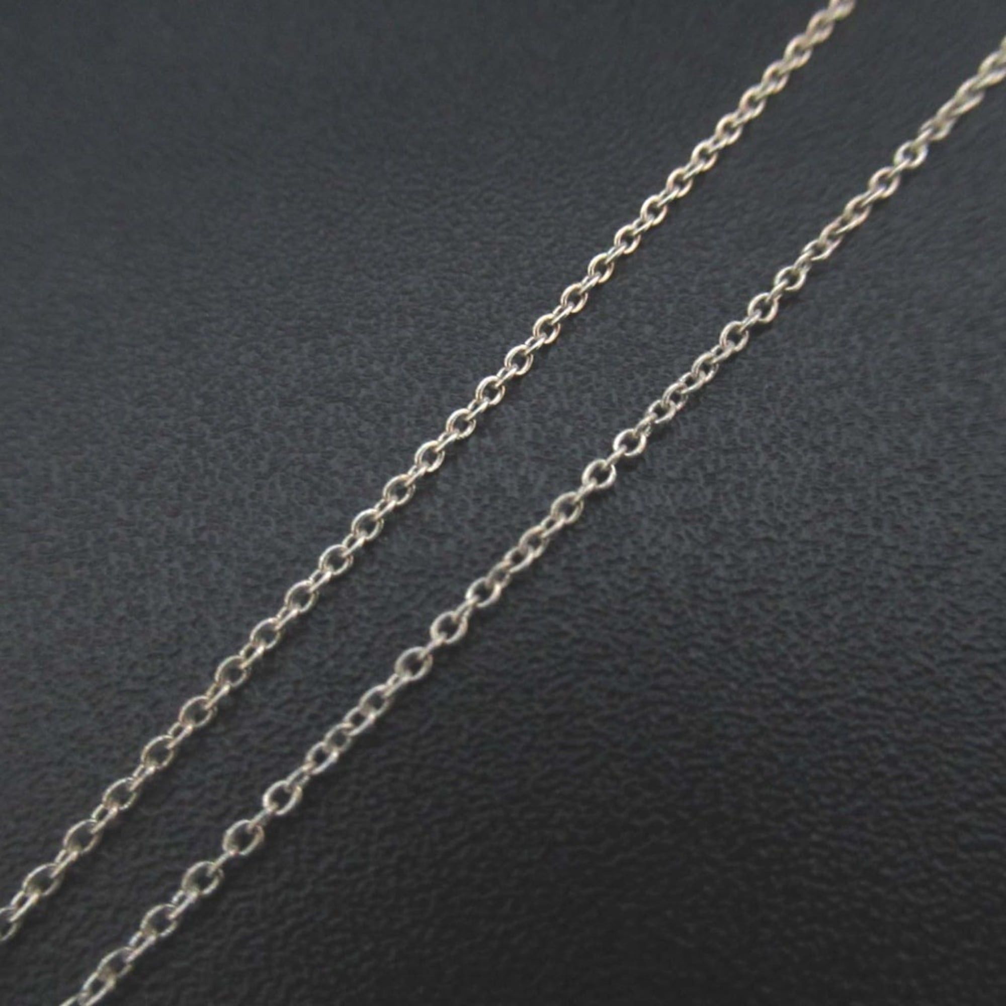 Tiffany & Co. Tiffany & Co. Elsa Peretti Open Heart Mini Necklace Pendant in 925 SV Silver for Women Size ONE SIZE - 3 Thumbnail