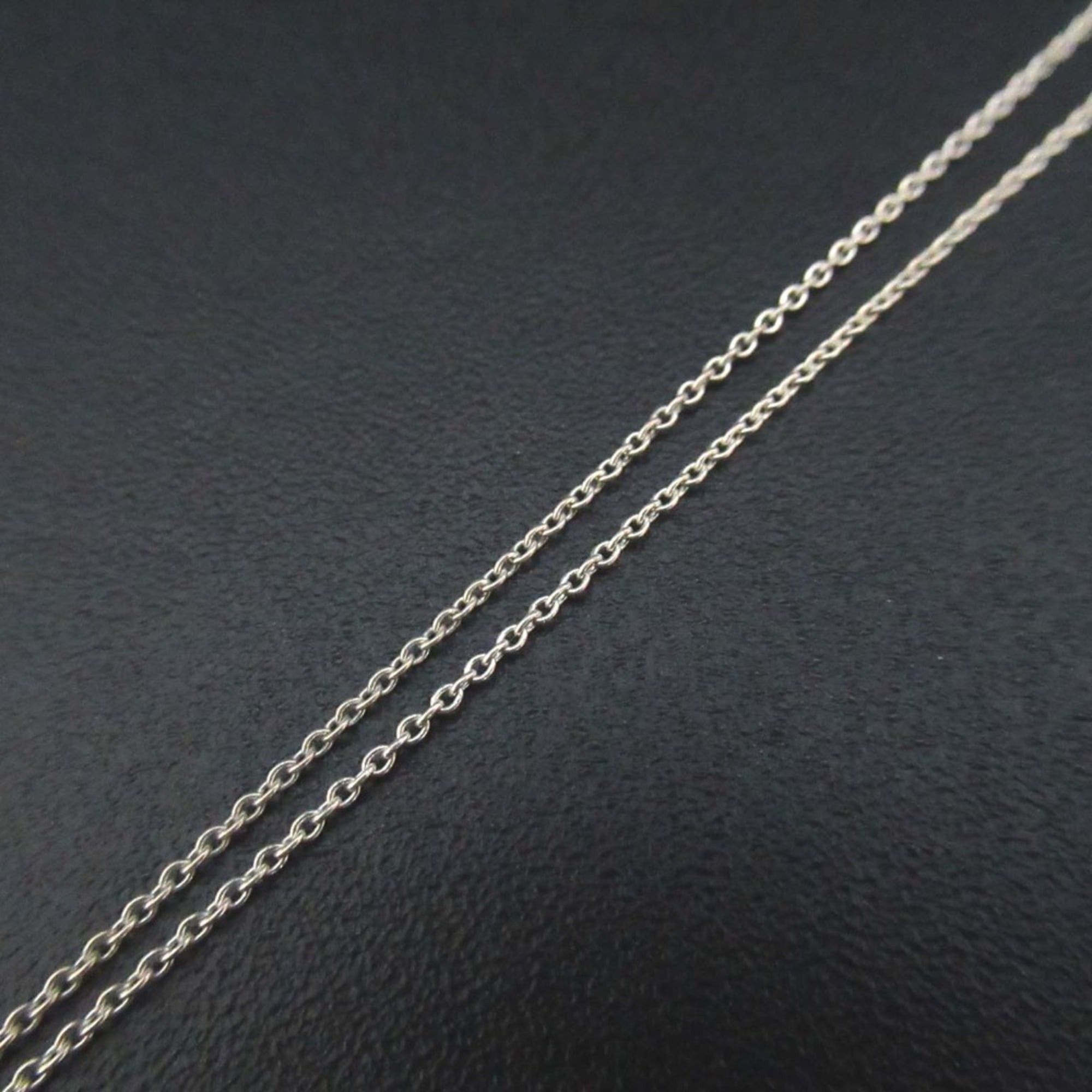 Tiffany & Co. Tiffany & Co. Vintage Elsa Peretti Open Heart Necklace Pendant in Sterling Silver, Old Stamp, Women's Size ONE SIZE - 4 Thumbnail