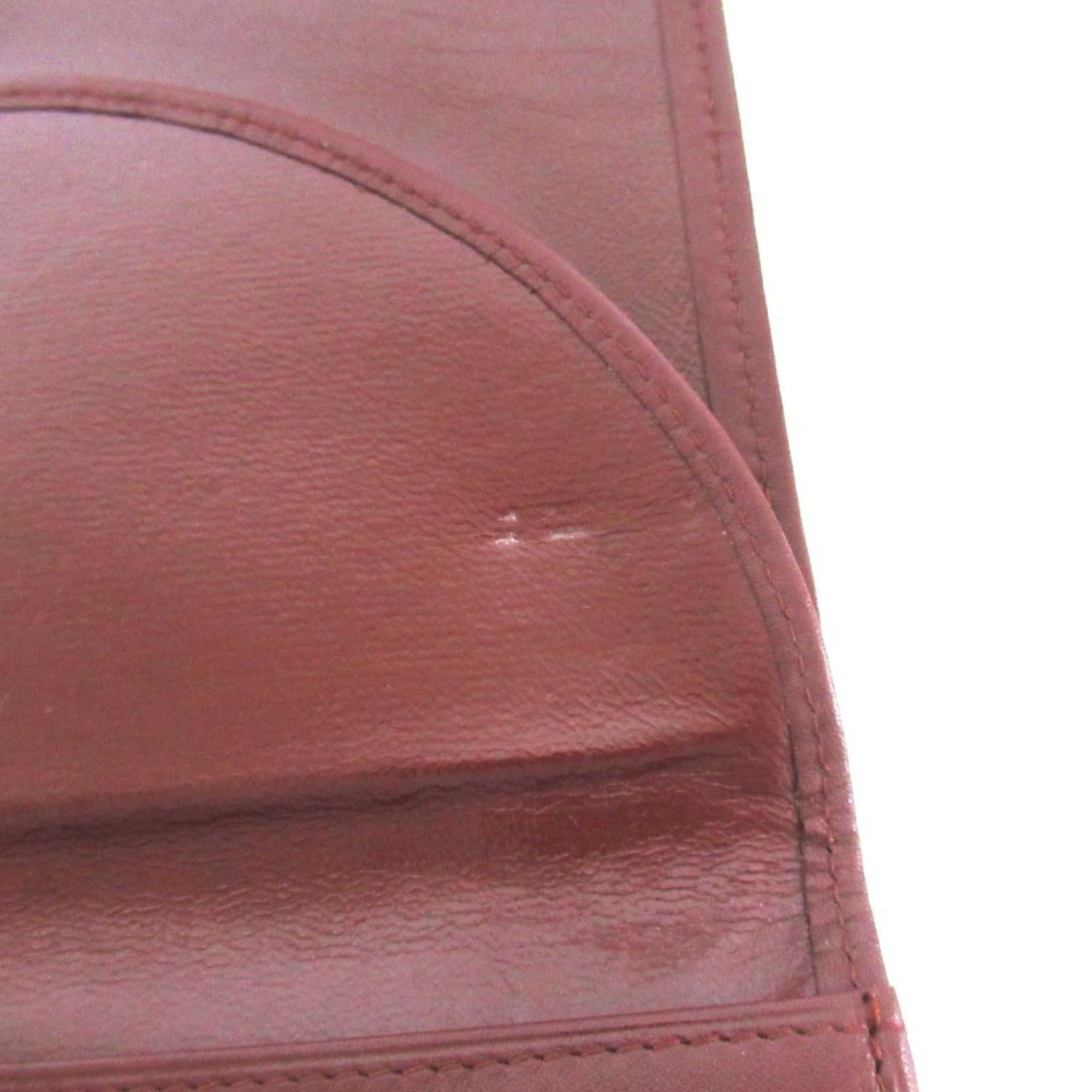 Cartier Cartier Must Line Bifold Long Wallet with Bill Compartment and Coin Purse, Bordeaux, for Men Women Size ONE SIZE - 7 Thumbnail