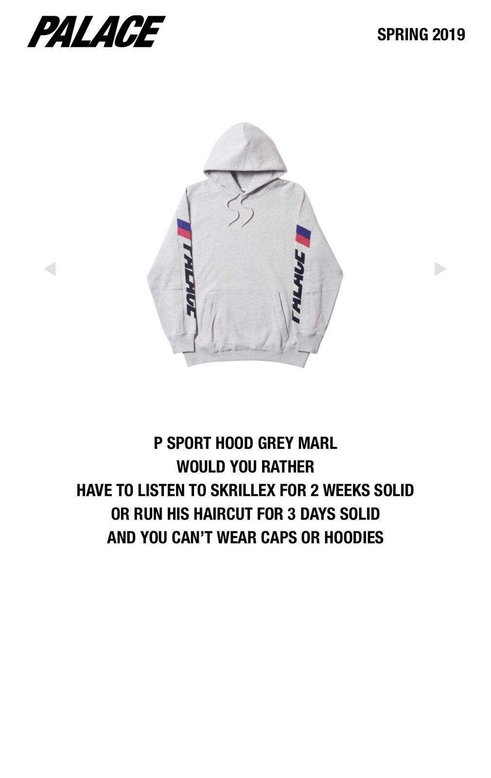 Palace p sport hoodie store