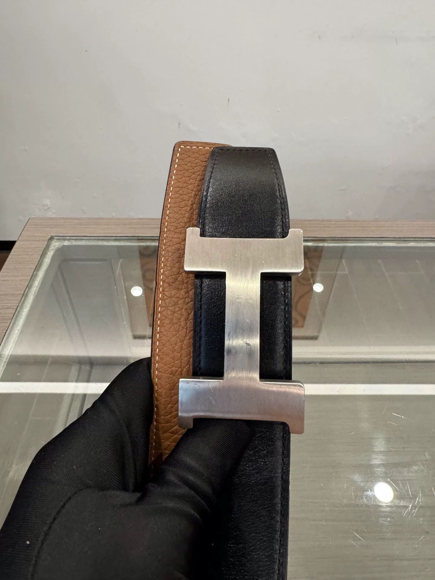 Hermes Hermes Men's H Buckle 4cm Belt Size ONE SIZE - 4 Thumbnail