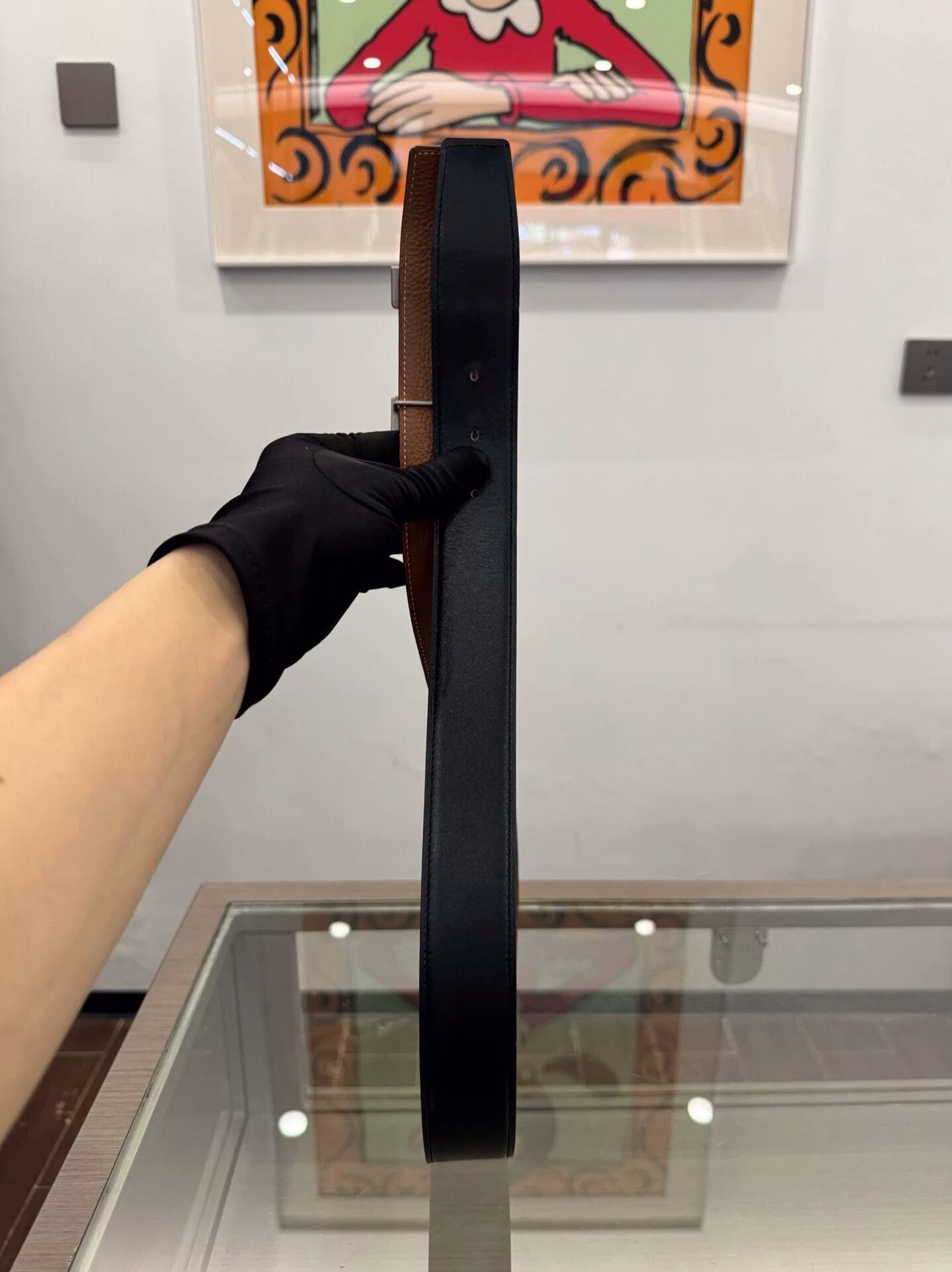 Hermes Hermes Men's H Buckle 4cm Belt Size ONE SIZE - 3 Thumbnail