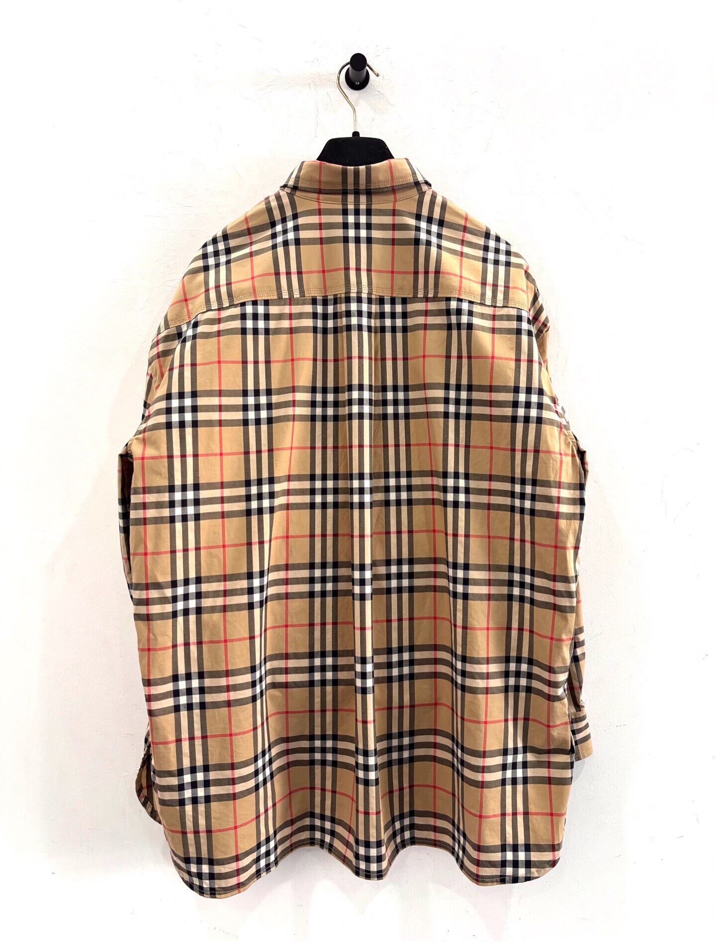 Burberry Burberry Striped LOVE Logo Men's Brown Shirt Jacket Size US M / EU 48-50 / 2 - 3 Thumbnail