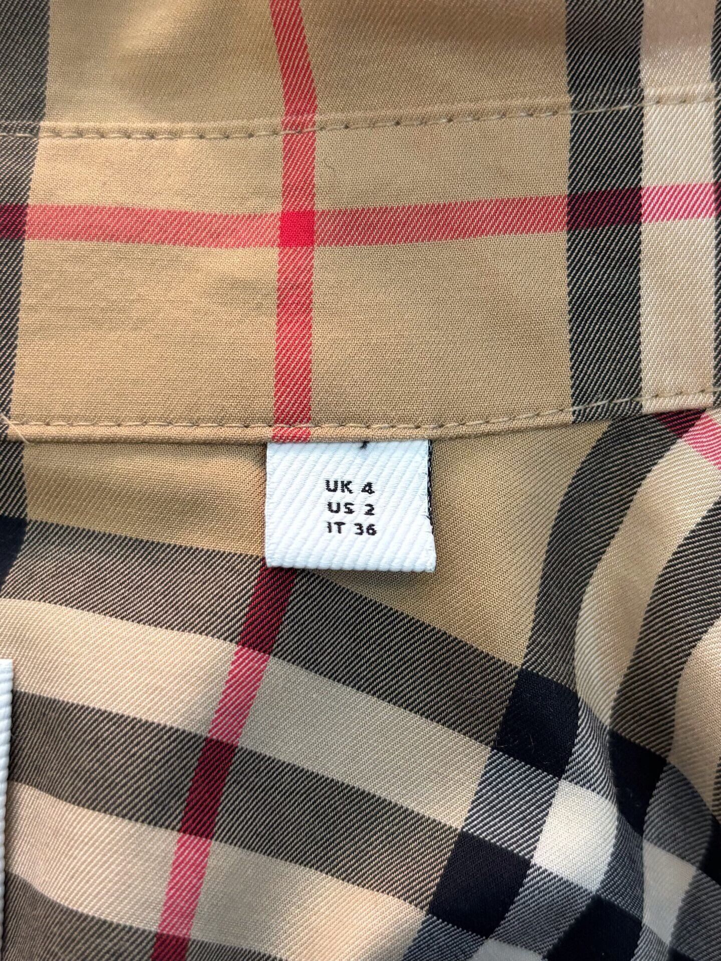 Burberry Burberry Striped LOVE Logo Men's Brown Shirt Jacket Size US M / EU 48-50 / 2 - 6 Thumbnail