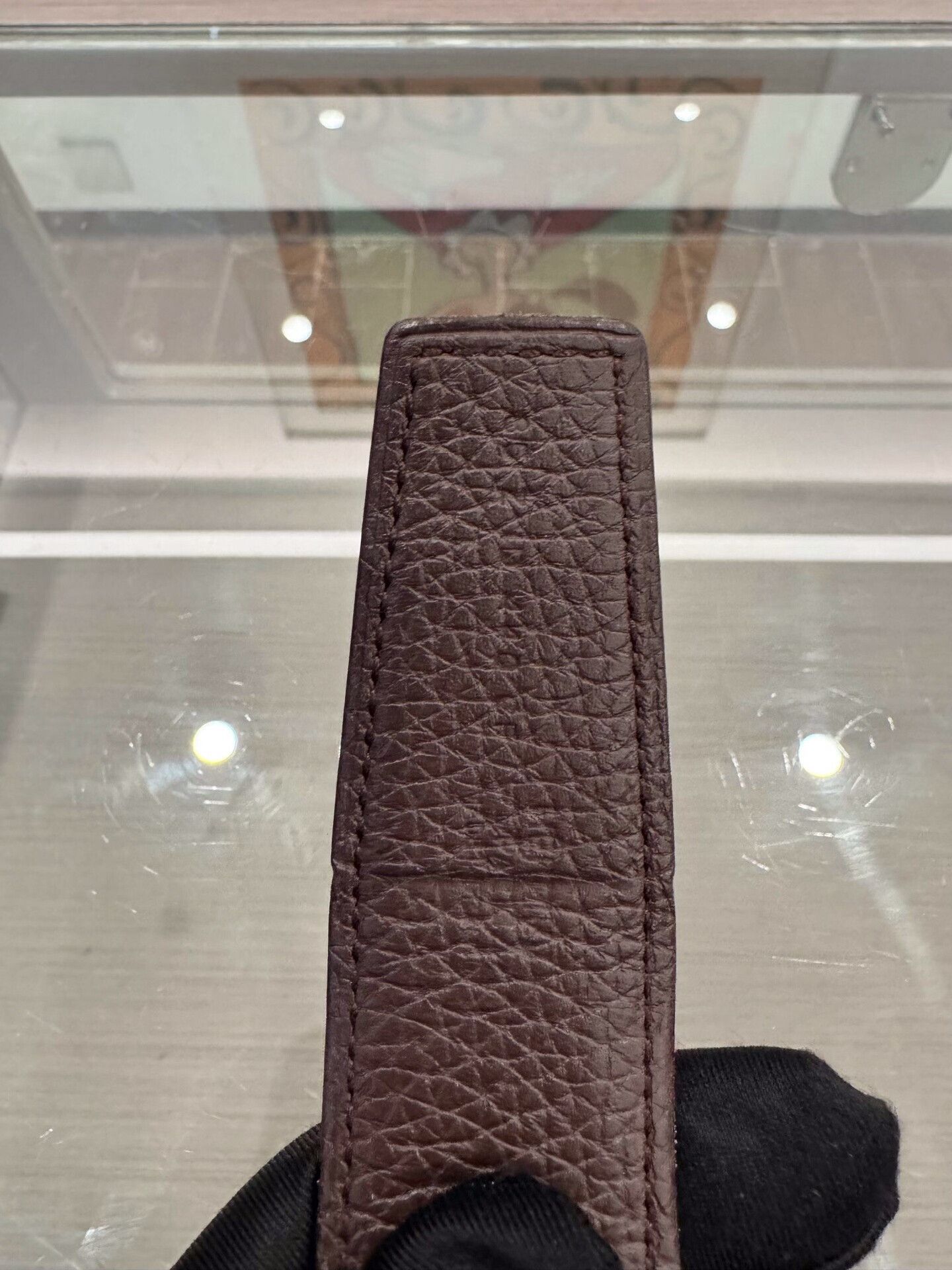 Hermes Hermes Black & Chocolate H Buckle Belt 85 Size ONE SIZE - 9 Thumbnail