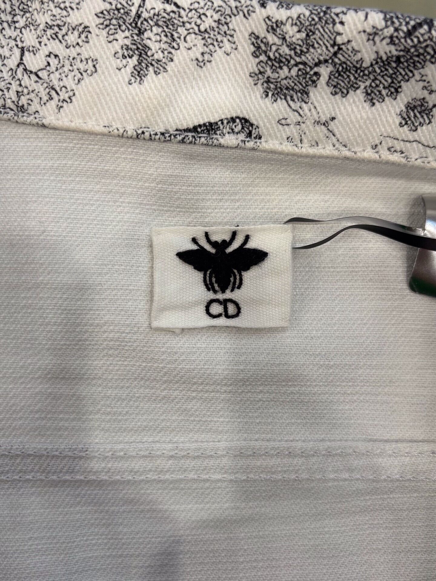 Dior Dior Zoo Collection Black White Denim Jacket Size US M / EU 48-50 / 2 - 5 Thumbnail