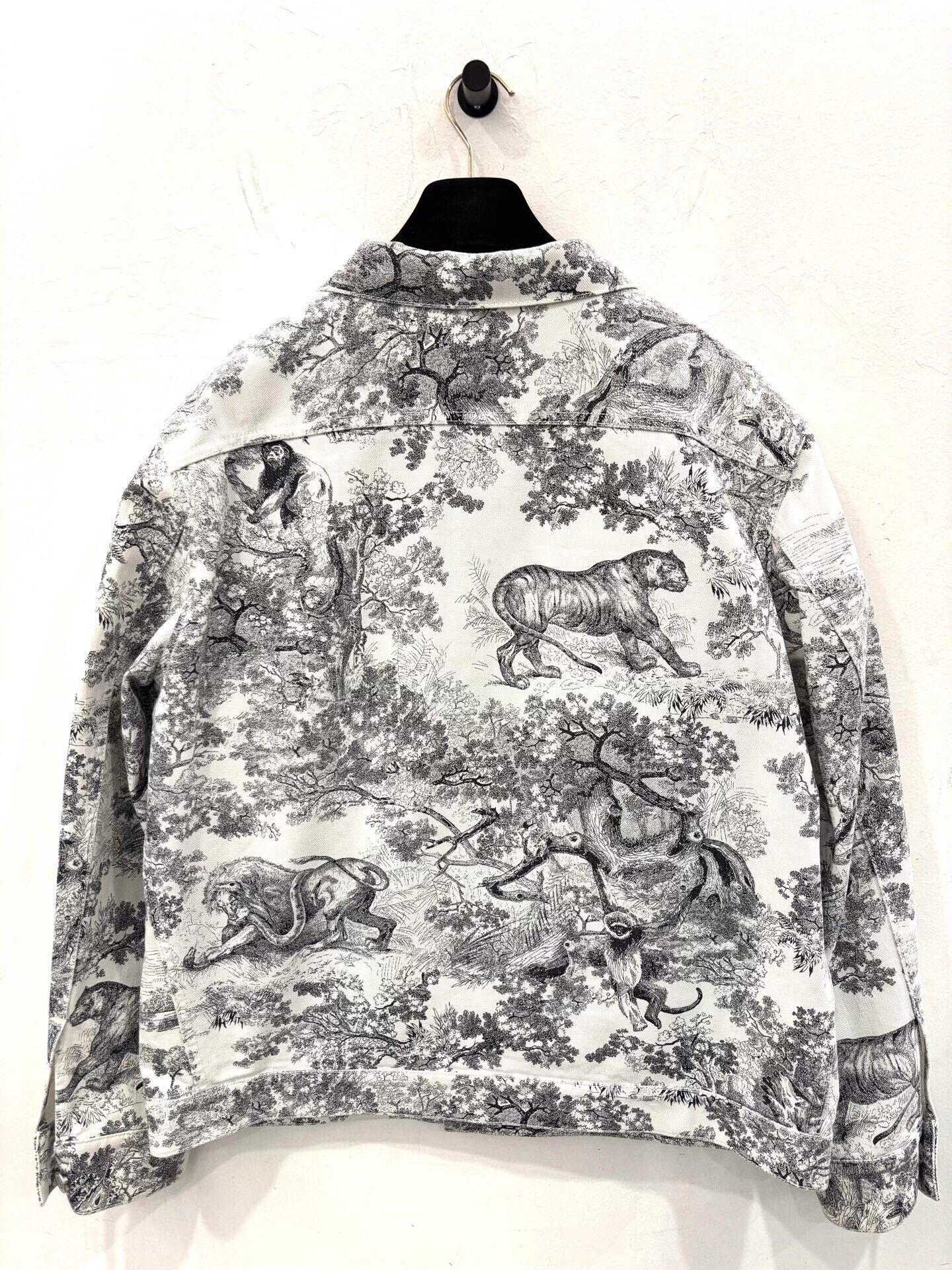 Dior Dior Zoo Collection Black White Denim Jacket Size US M / EU 48-50 / 2 - 3 Thumbnail