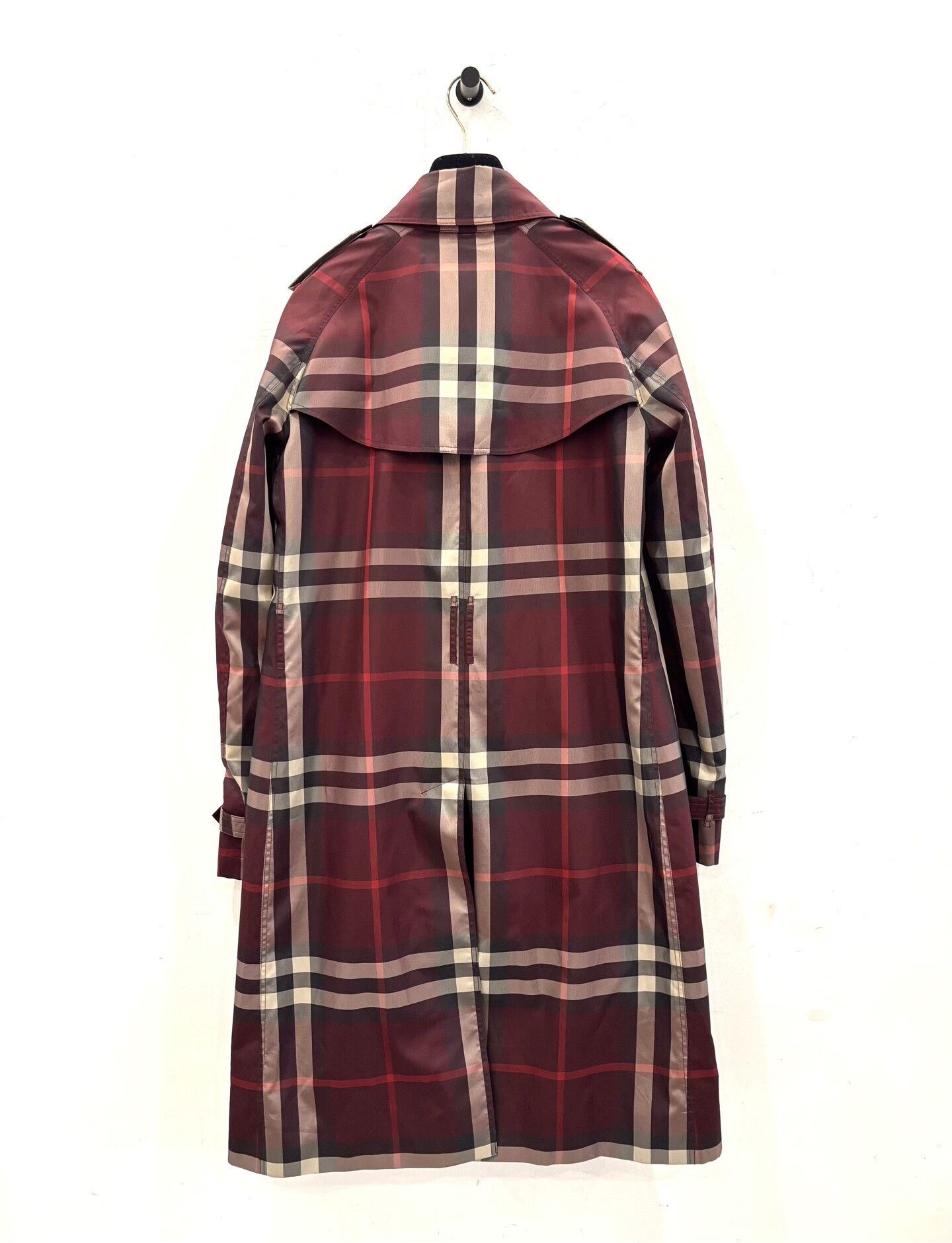 Burberry Burberry London Check Horse Logo Red Trench Coat Size M / US 6-8 / IT 42-44 - 2 Thumbnail